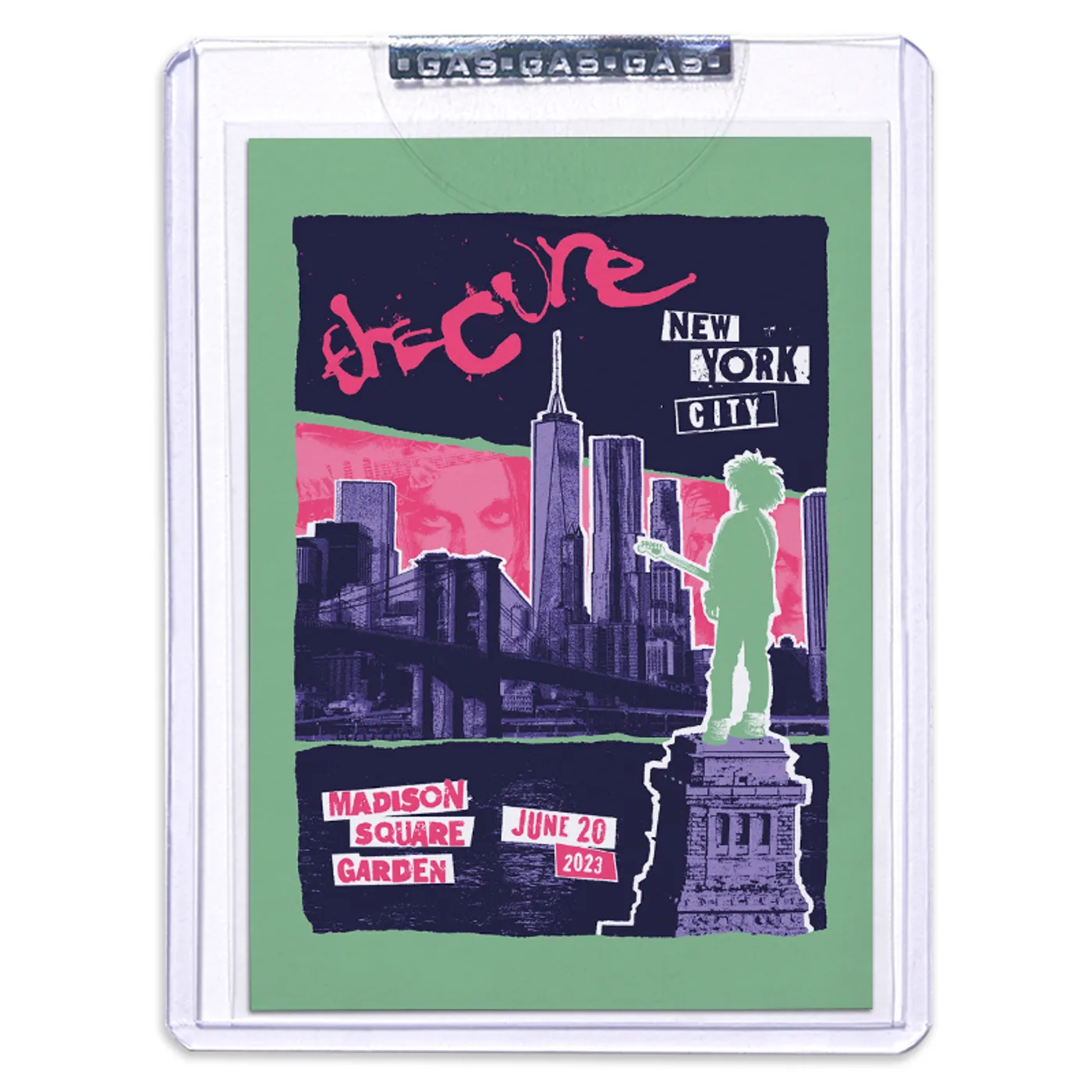 GAS The Cure June 20, 2023, New York, NY Trading Card Illustrated by Matthew Lineham