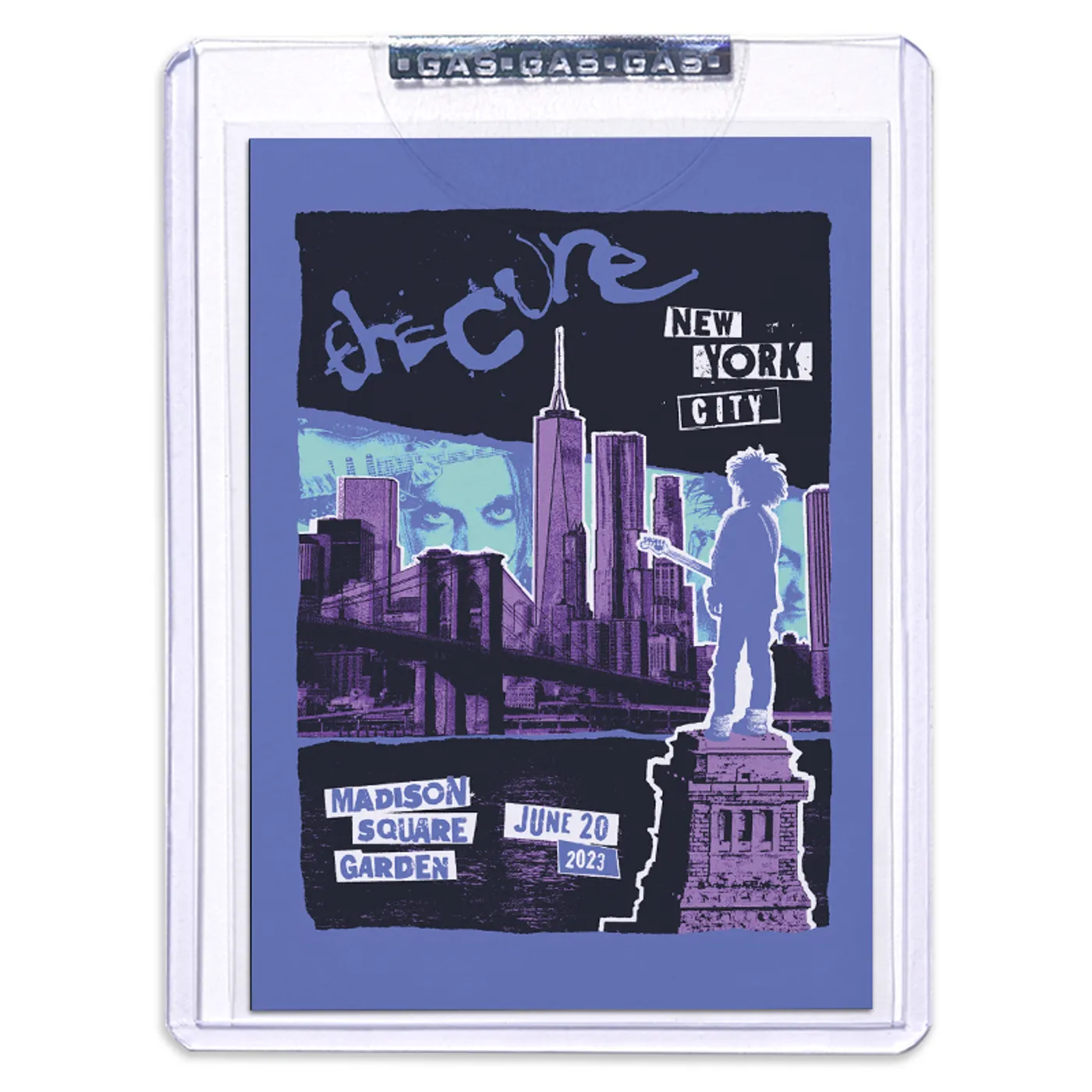 GAS The Cure June 20, 2023, New York, NY 2nd Edition Trading Card Illustrated by Matthew Lineham