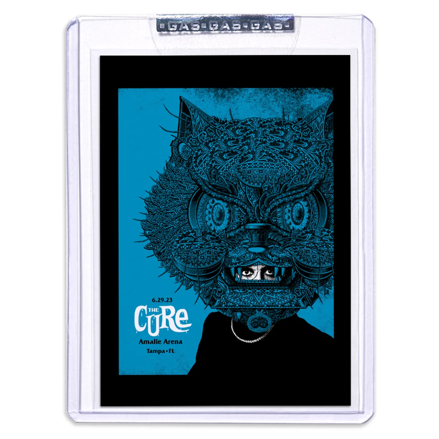 GAS The Cure June 29, 2023, Tampa, FL 2nd Edition Trading Card Illustrated by Rob Jones