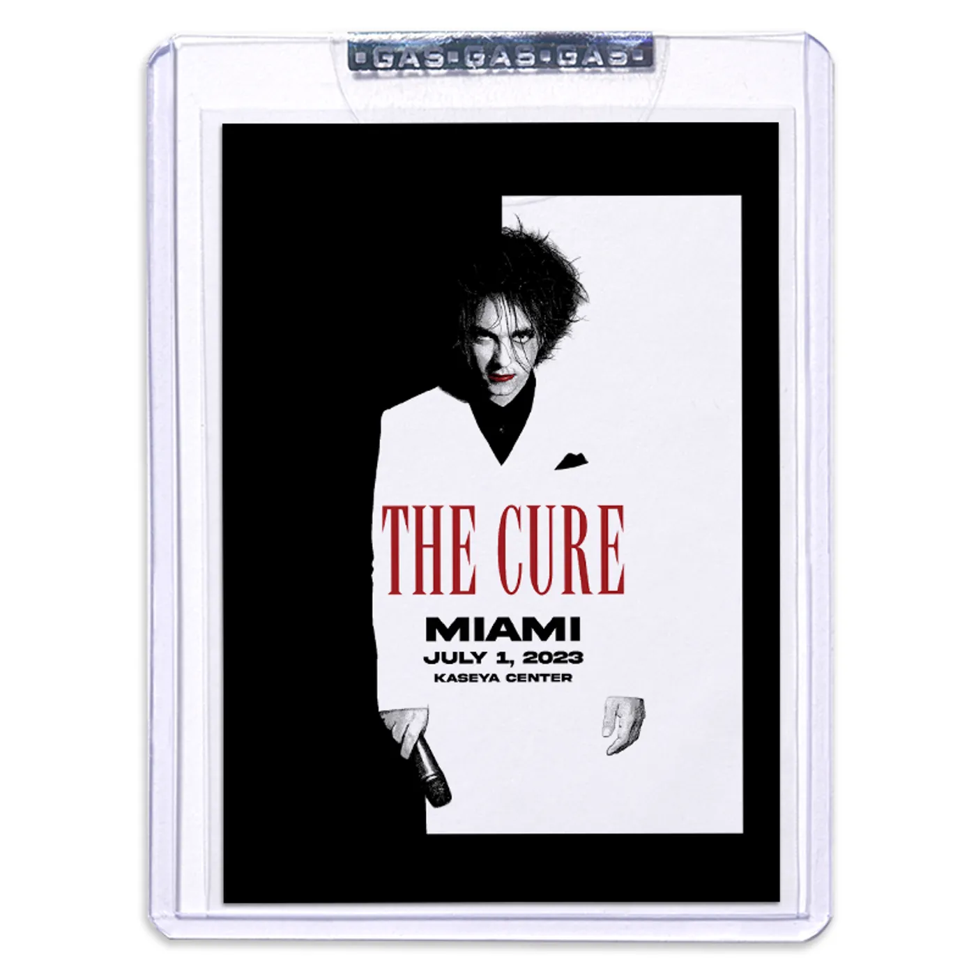 GAS The Cure July 1, 2023, Miami, FL Trading Card Illustrated by Yvan Quinet