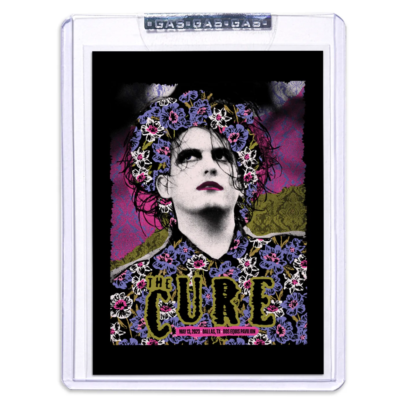 GAS The Cure May 13, 2023, Dallas, TX Trading Card by Nate Duval