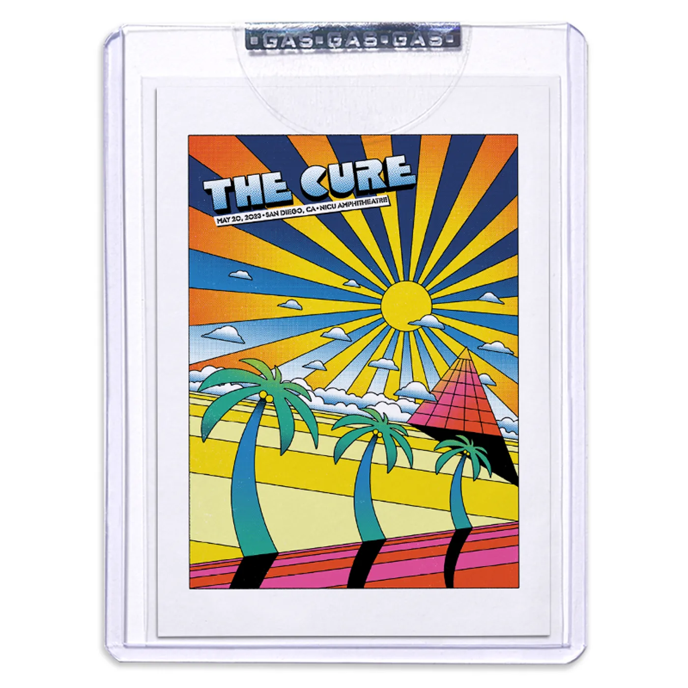 GAS The Cure May 20, 2023, San Diego, CA  Trading Card by NateMoonLife