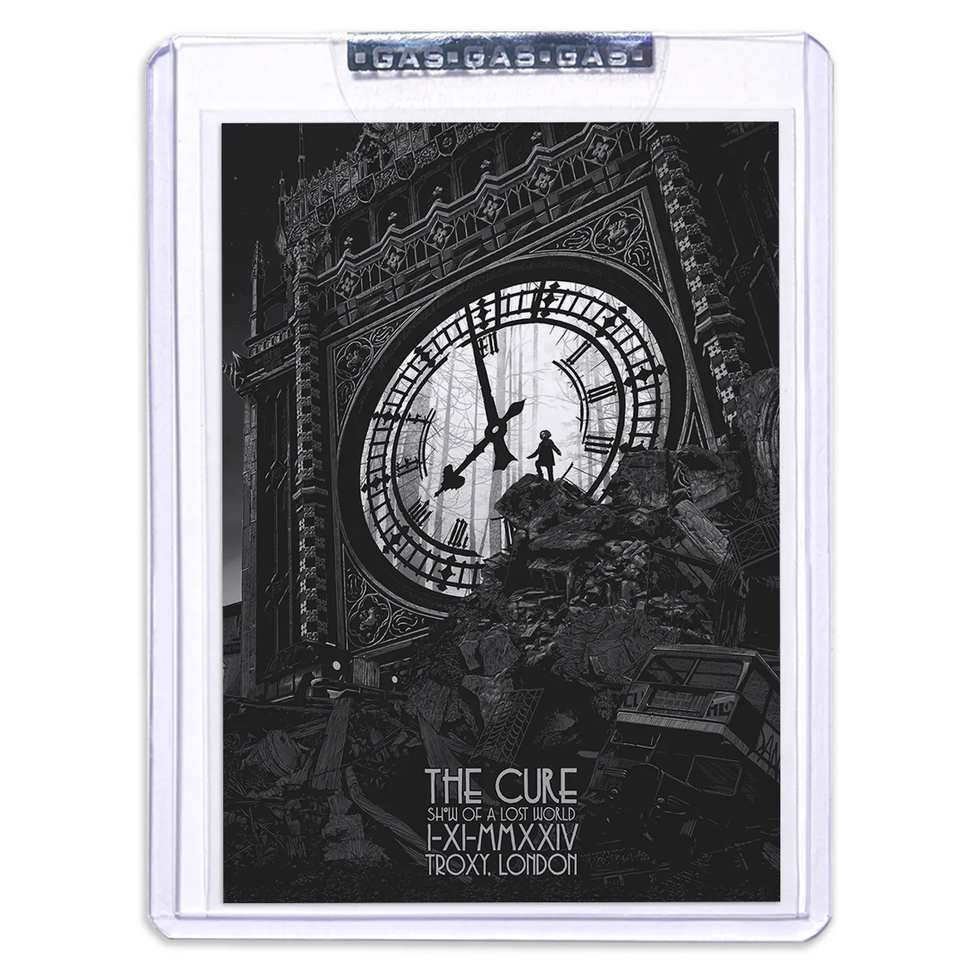 GAS The Cure November 1 2024 Troxy London Trading Card Illustrated by Daniel Danger