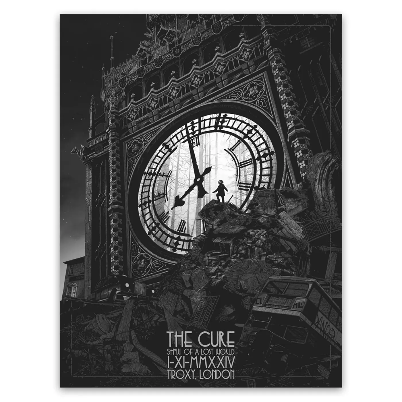 The Cure Troxy Event Poster November 1st