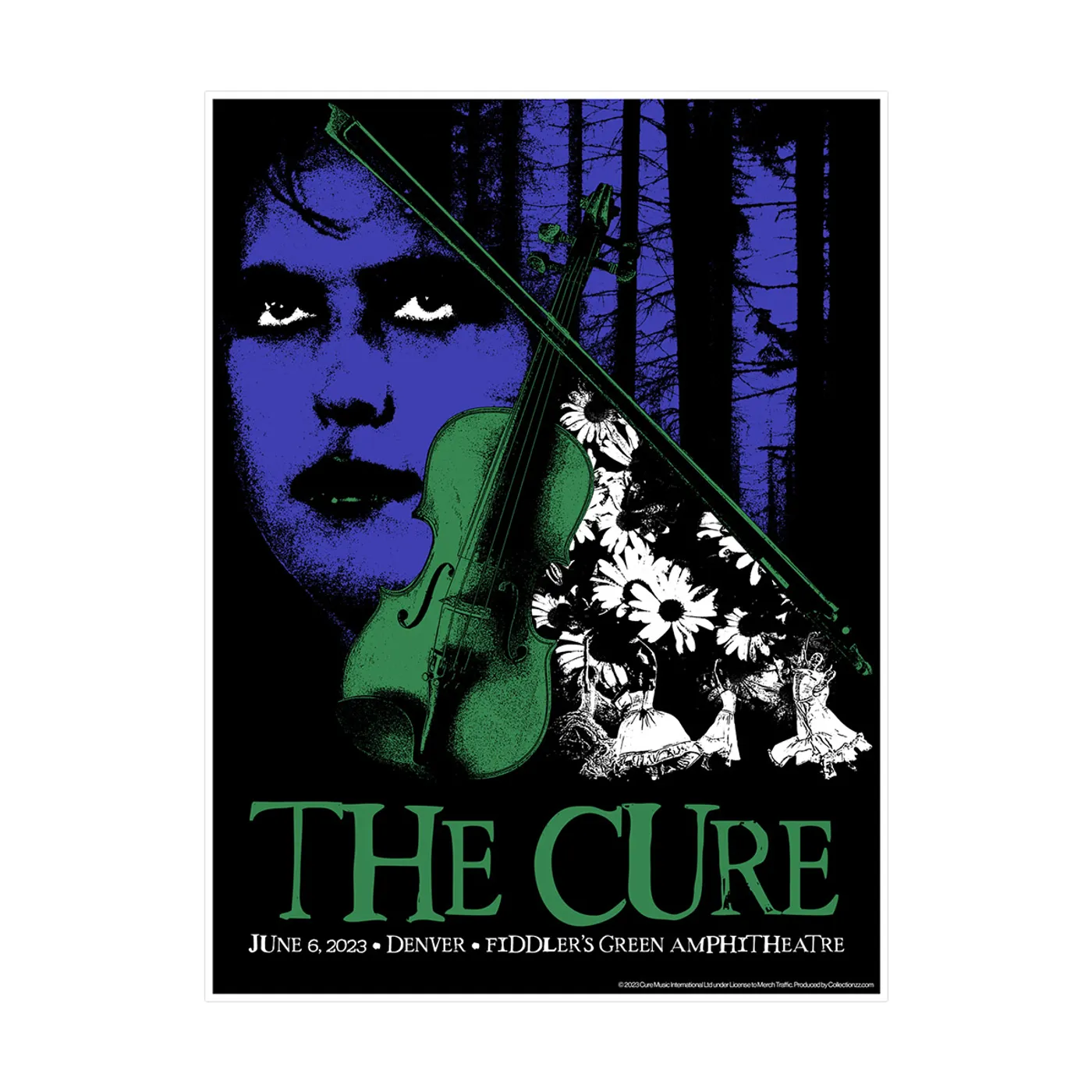 The Cure Denver Event Poster June 6