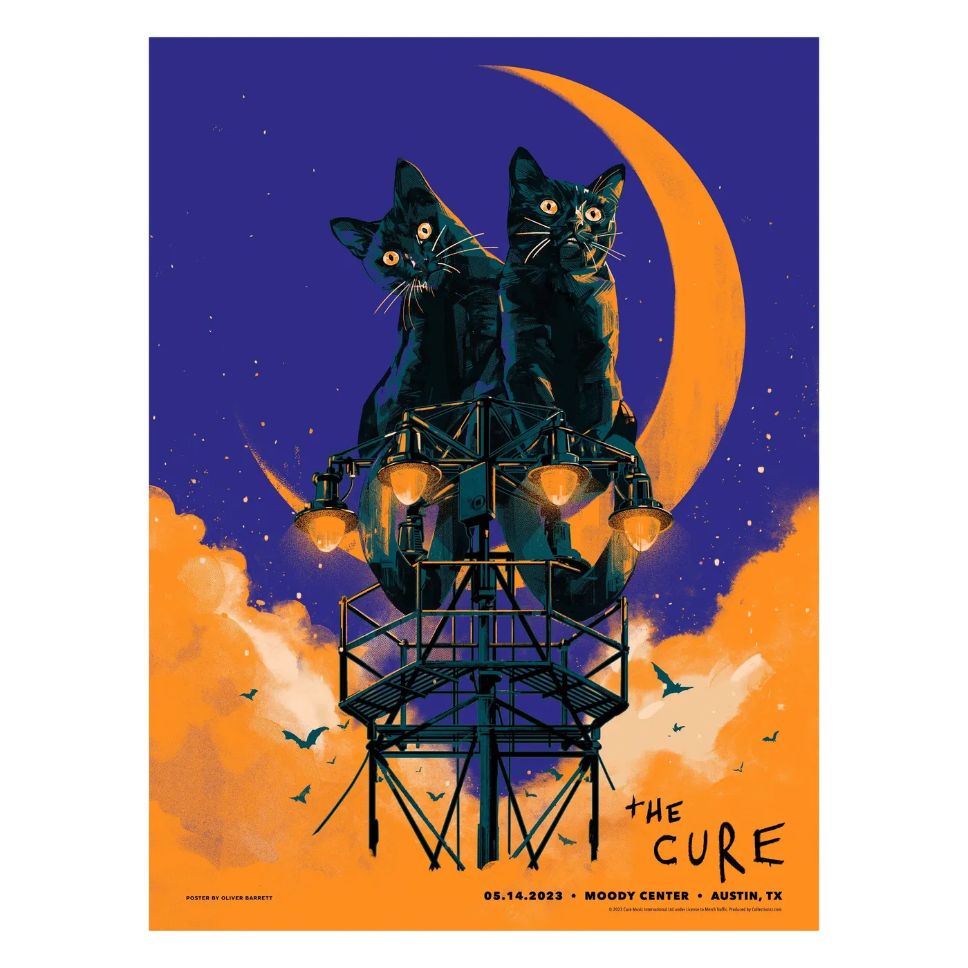 The Cure Austin Event Poster May 14 2nd Edition