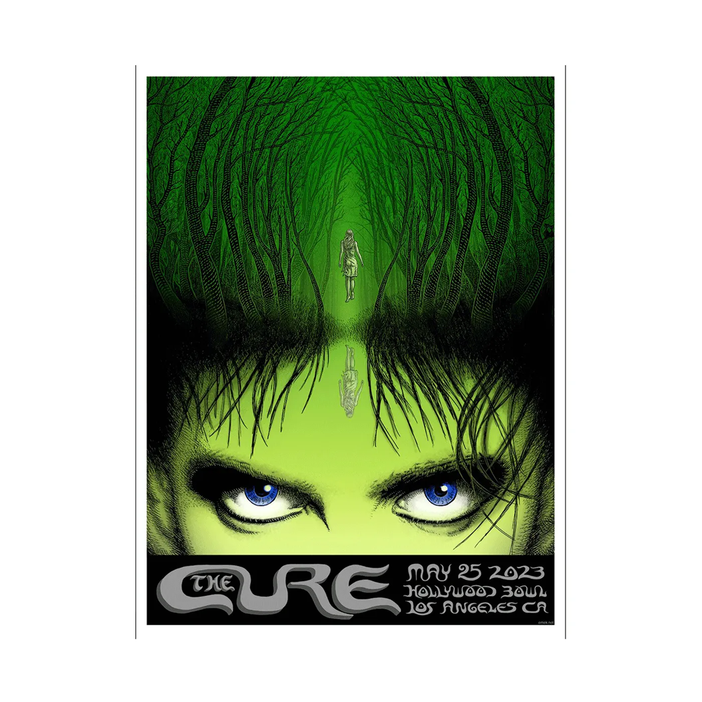 The Cure Los Angeles Event Poster May 25