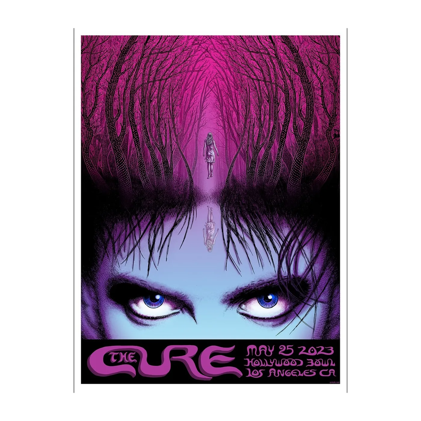 The Cure Los Angeles Event Poster May 25 2nd Edition