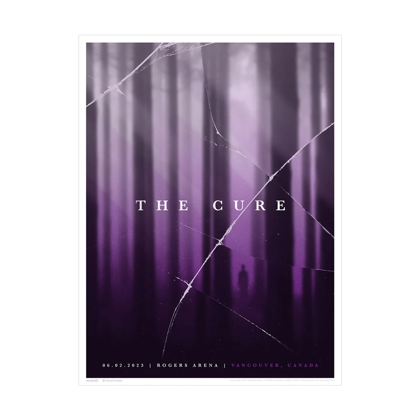 The Cure Vancouver Event Poster June 2, 2023 2nd Edition