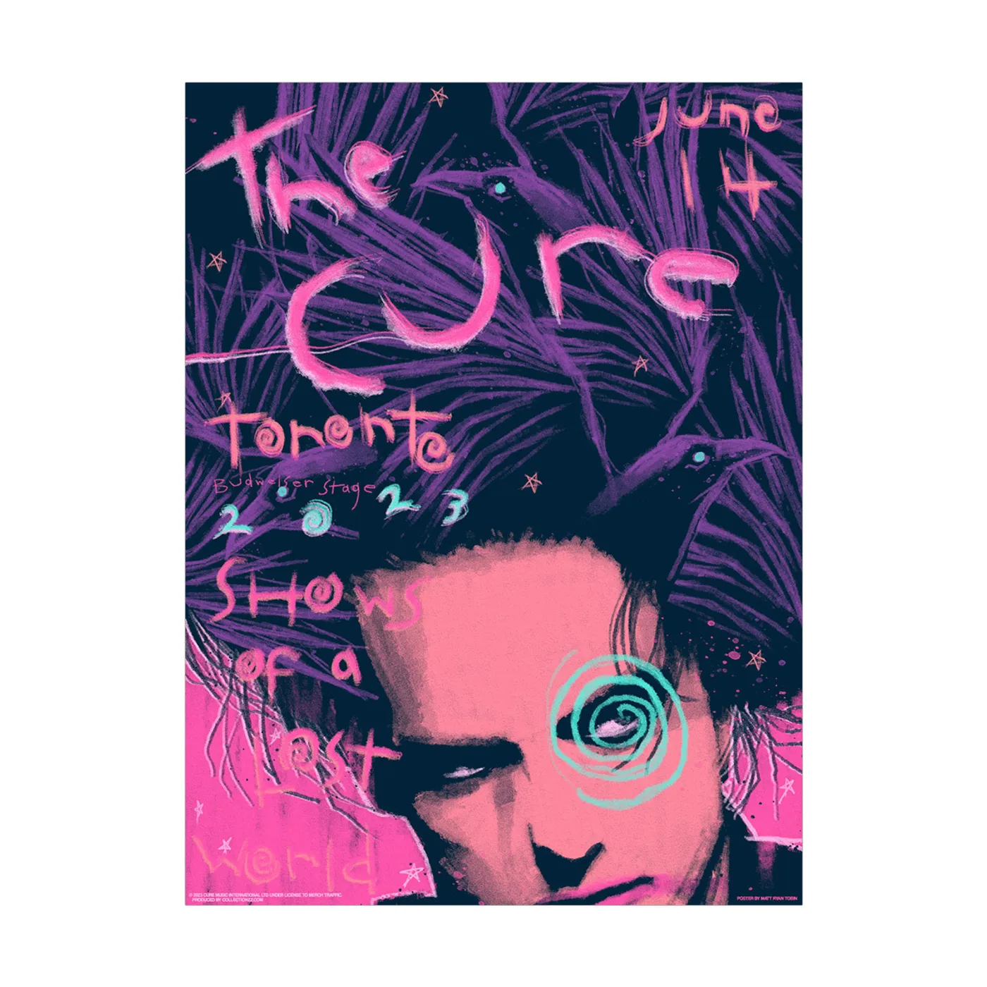 The Cure Toronto Event Poster June 14 2nd Edition