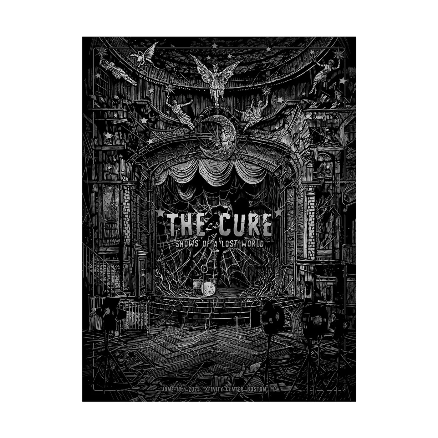 The Cure Boston Event Poster June 18
