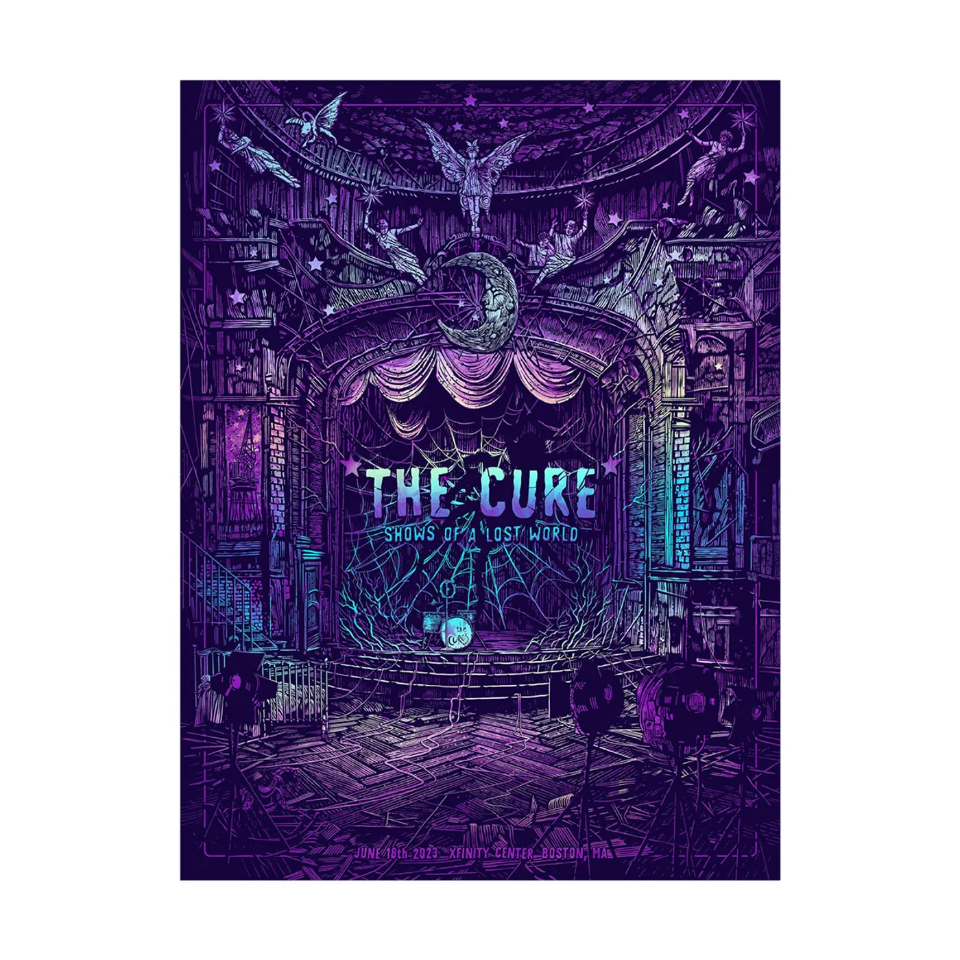 The Cure Boston Event Poster June 18 2nd Edition