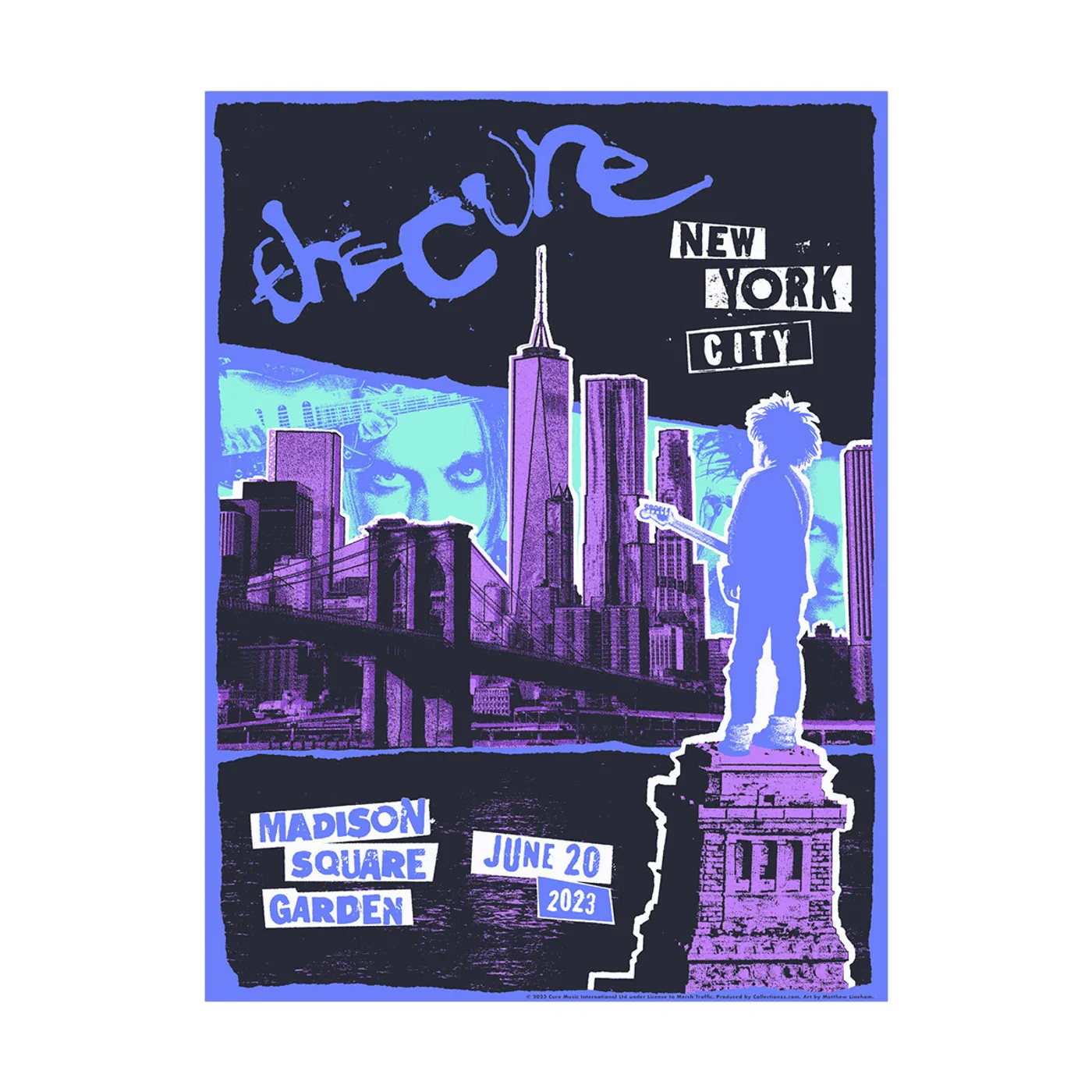 The Cure New York Event Poster June 20 2nd Edition