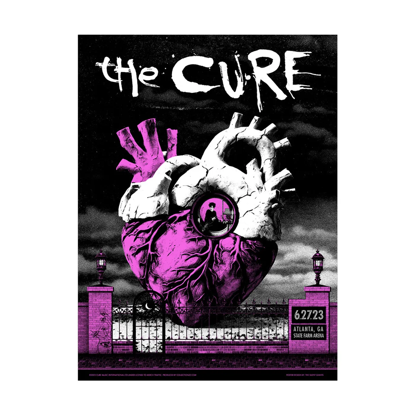 The Cure Atlanta Event Poster June 27 2nd Edition