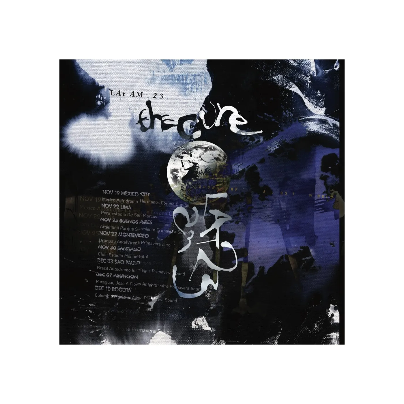 The Cure Limited Edition Shows Of A Lost World Latin American Tour Poster