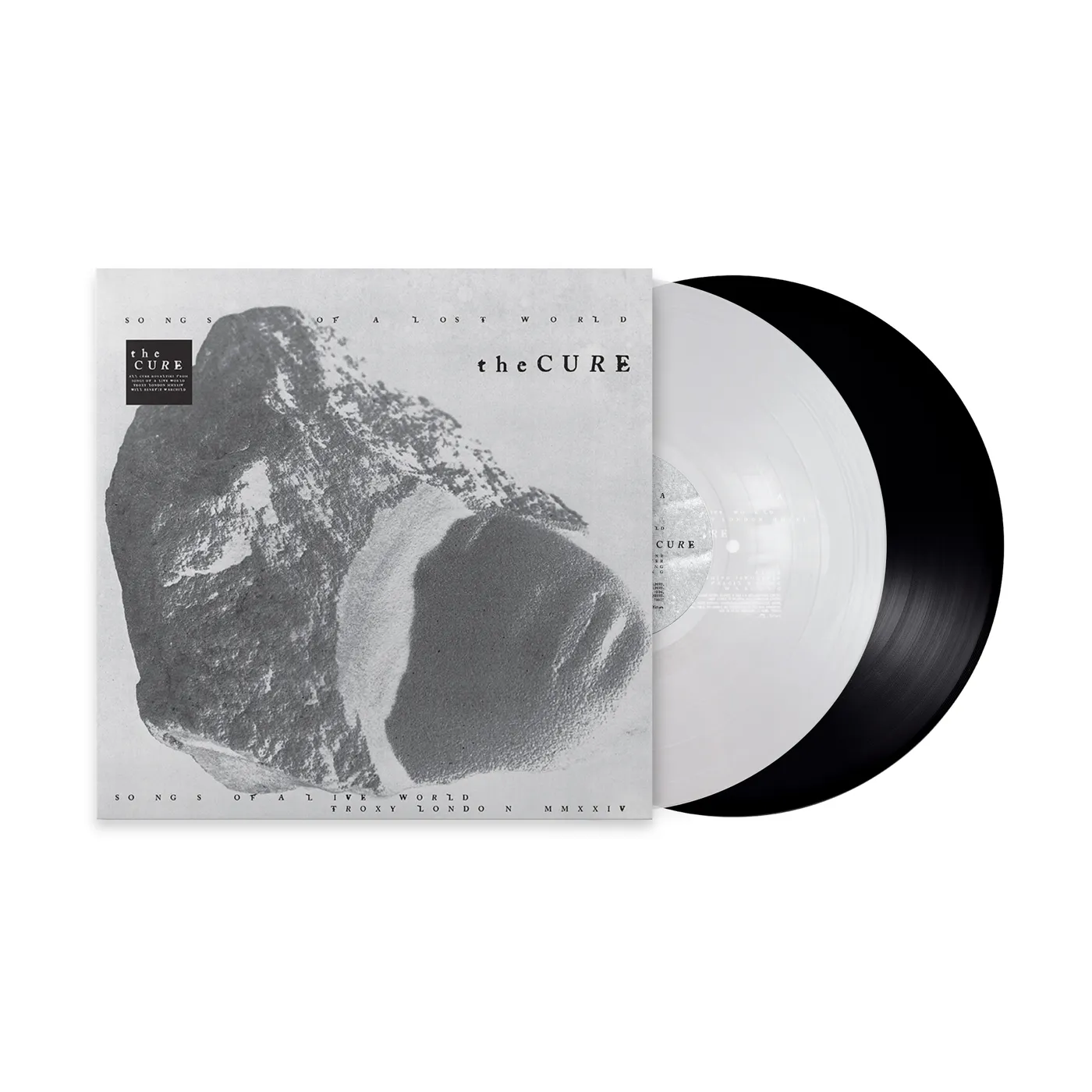 The Cure SONGS OF A LOST WORLD + SONGS OF A LIVE WORLD : TROXY LONDON MMXXIV 2LP - CLEAR AND BLACK VINYL