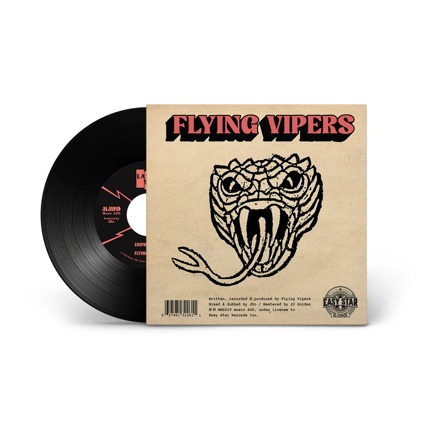 Easy Star Records Flying Vipers "Show Me" / "Show & Tell" 7" Vinyl Single