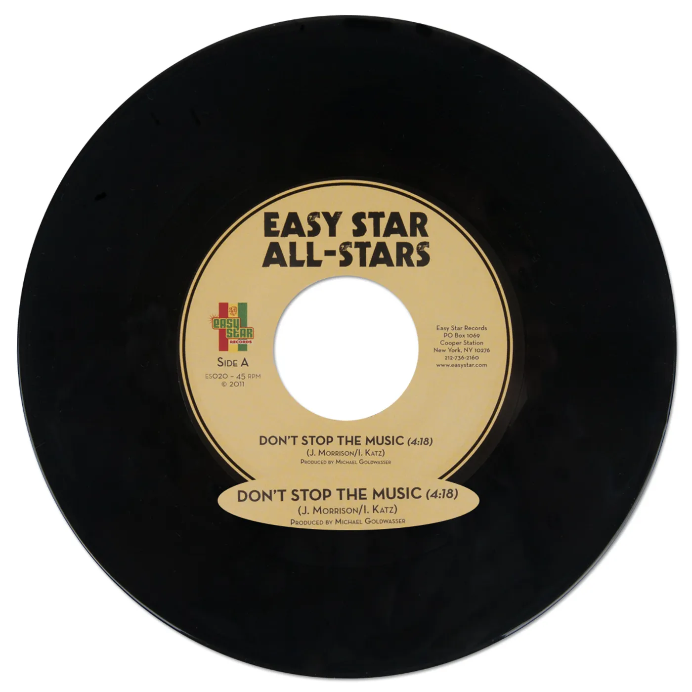 Easy Star Records Easy Star All-Stars - "Don't Stop The Music" 7" Single (Vinyl)