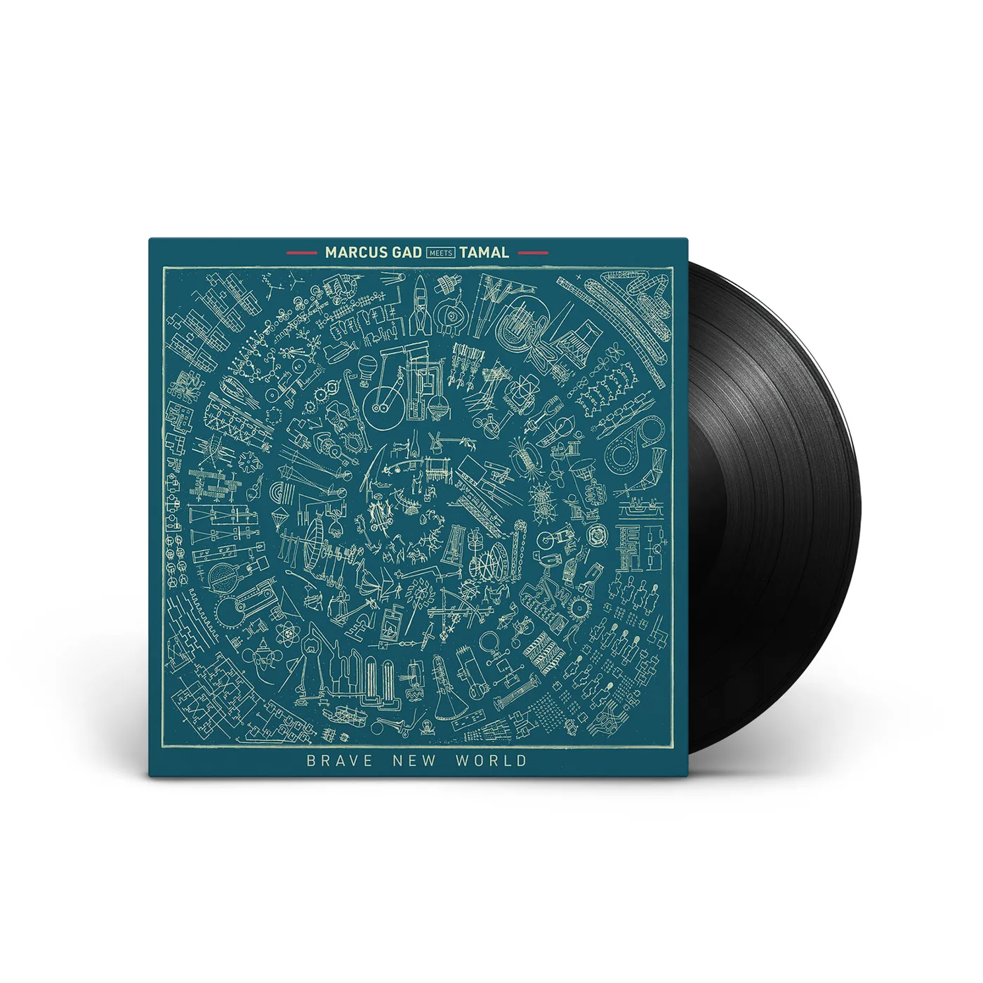 Easy Star Records Marcus Gad meets Tamal – Brave New World Vinyl