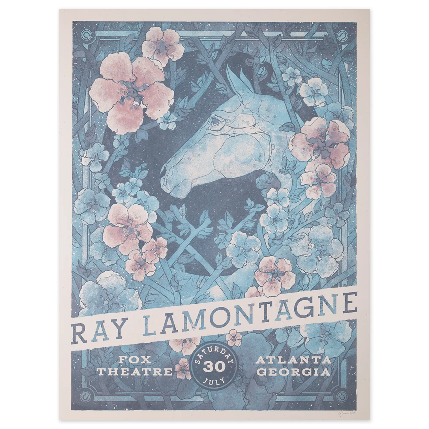 Ray LaMontagne The Ouroboros Tour 2016 - Atlanta, GA Poster