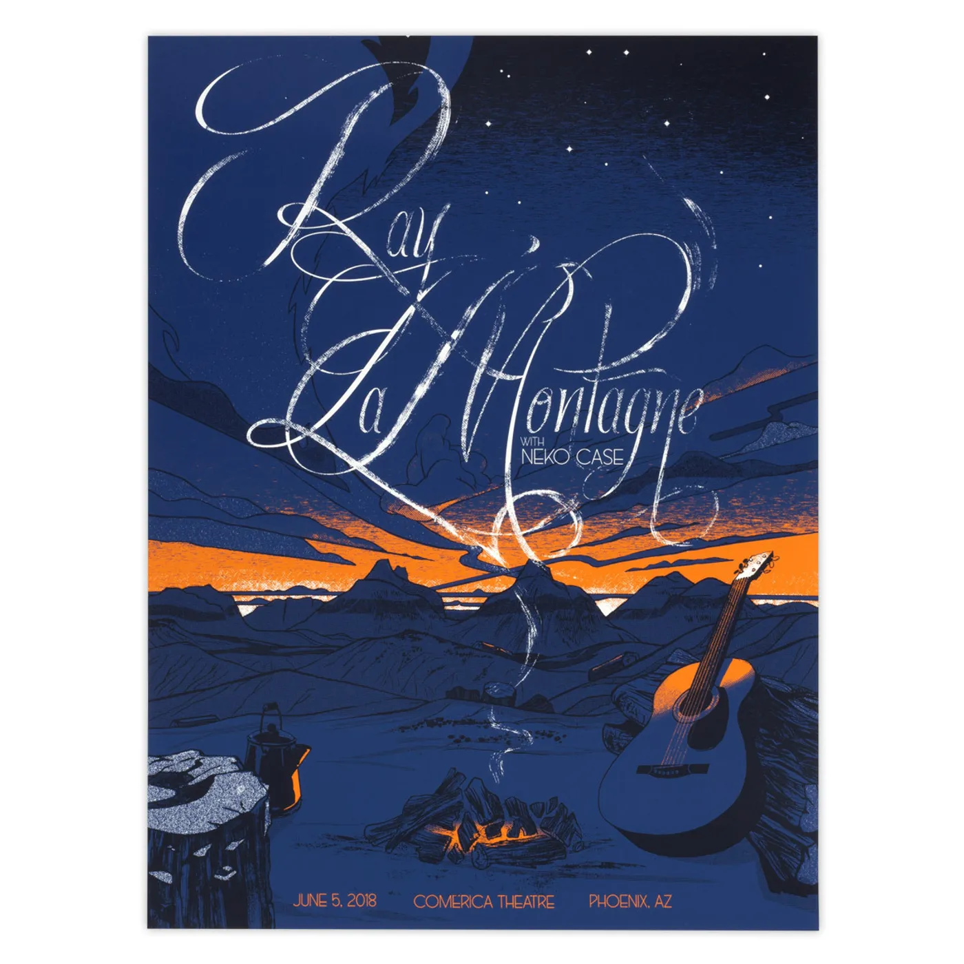 Ray LaMontagne Part Of The Light Tour 2018 - 6/5 Phoenix AZ Poster