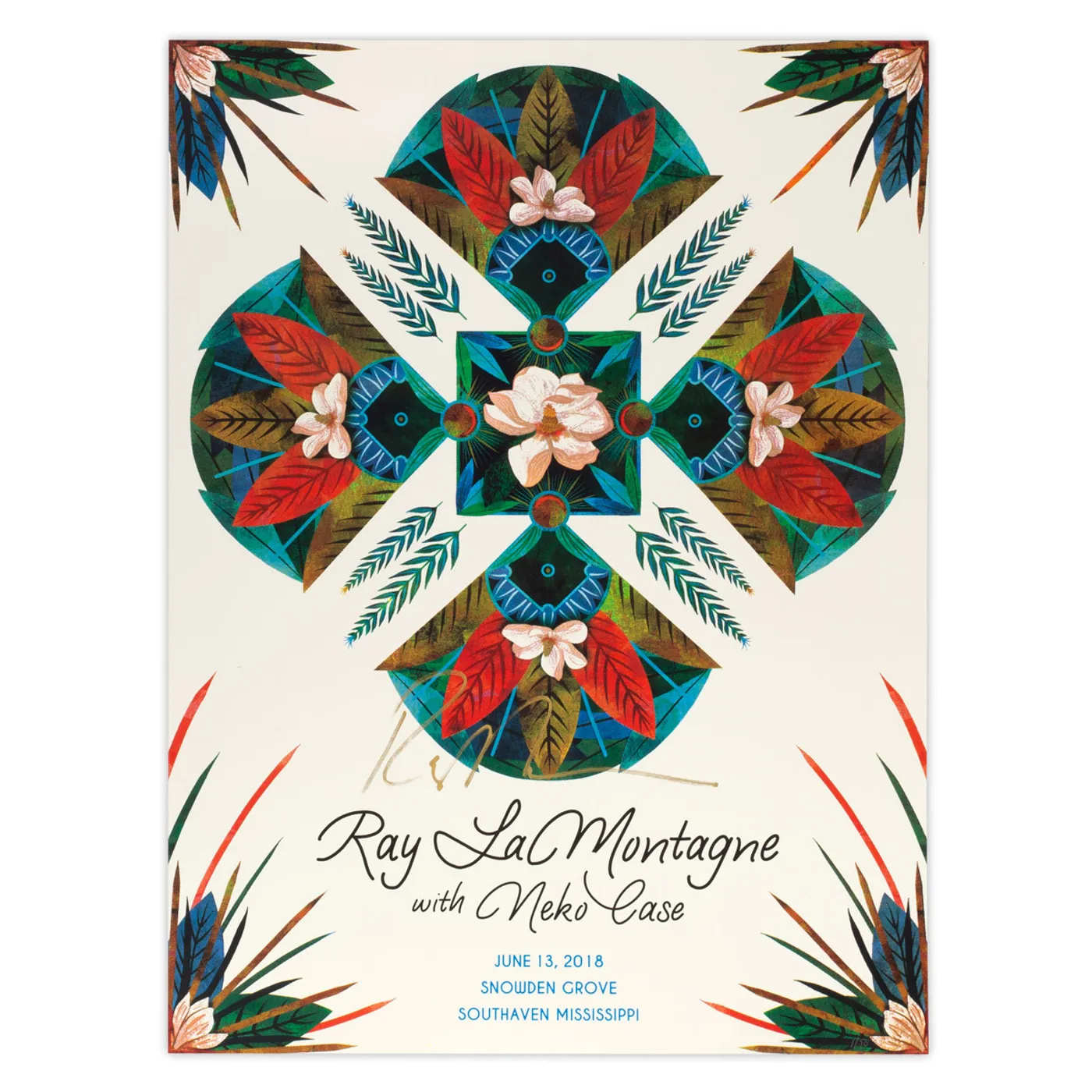 Ray LaMontagne Part Of The Light Tour 2018 - 6/13 Southaven MS Poster