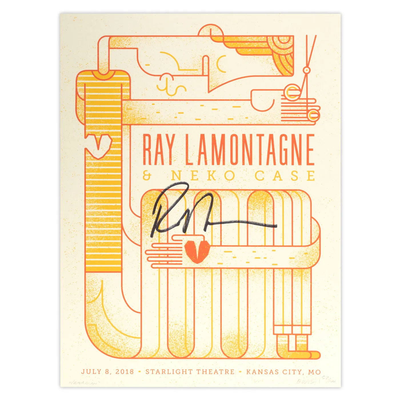 Ray LaMontagne Part Of The Light Tour 2018 - 7/8 Kansas City, MO Poster
