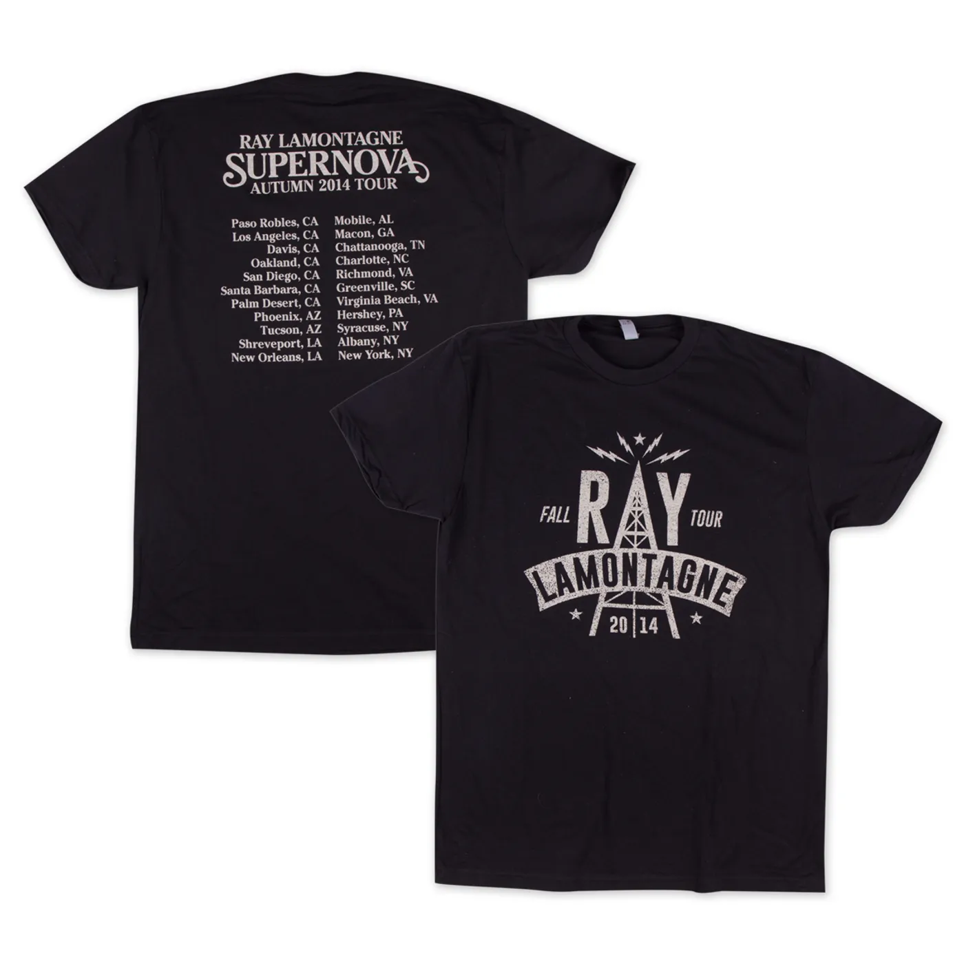 Ray LaMontagne Supernova Fall 2014 Tour T-shirt