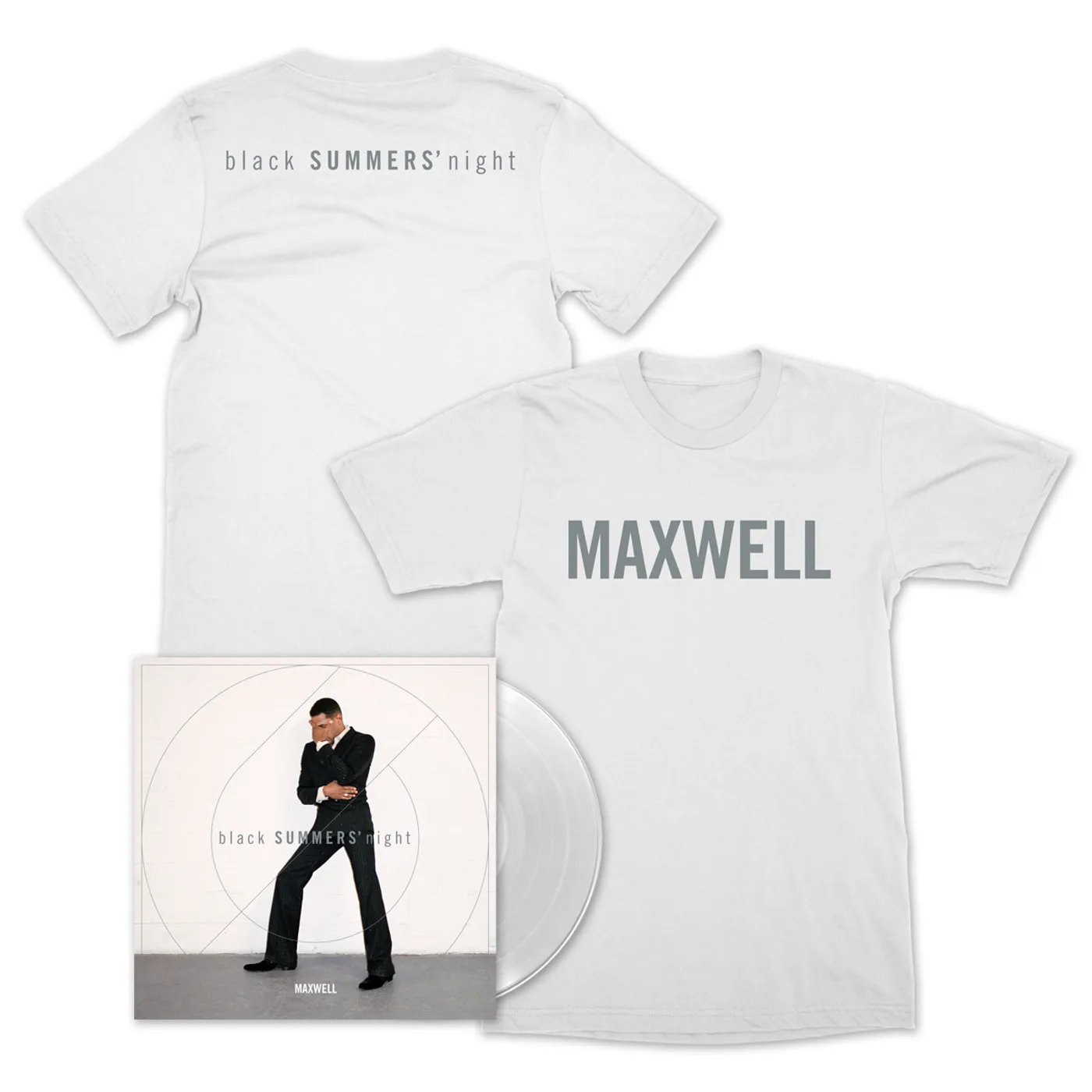 Maxwell Limited Edition Clear Vinyl + T-Shirt