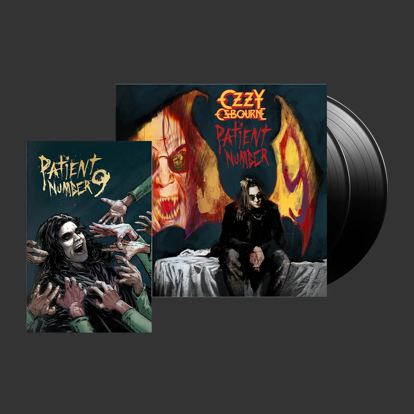 Ozzy Osbourne Exclusive 2-LP Black Vinyl w/Todd McFarlane Cover Variant + Comic Book