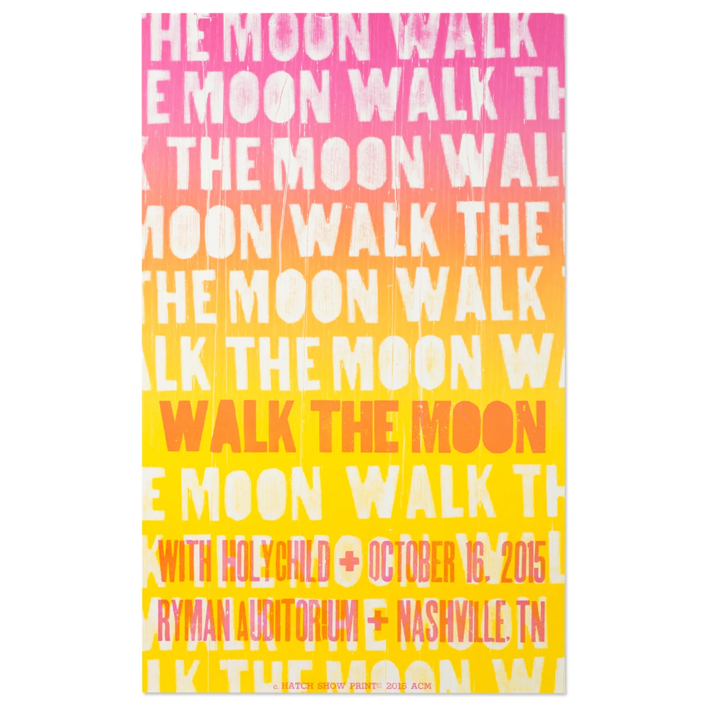 WALK THE MOON Holychild, Oct 16 2015, Ryman Auditorium, Nashville TN