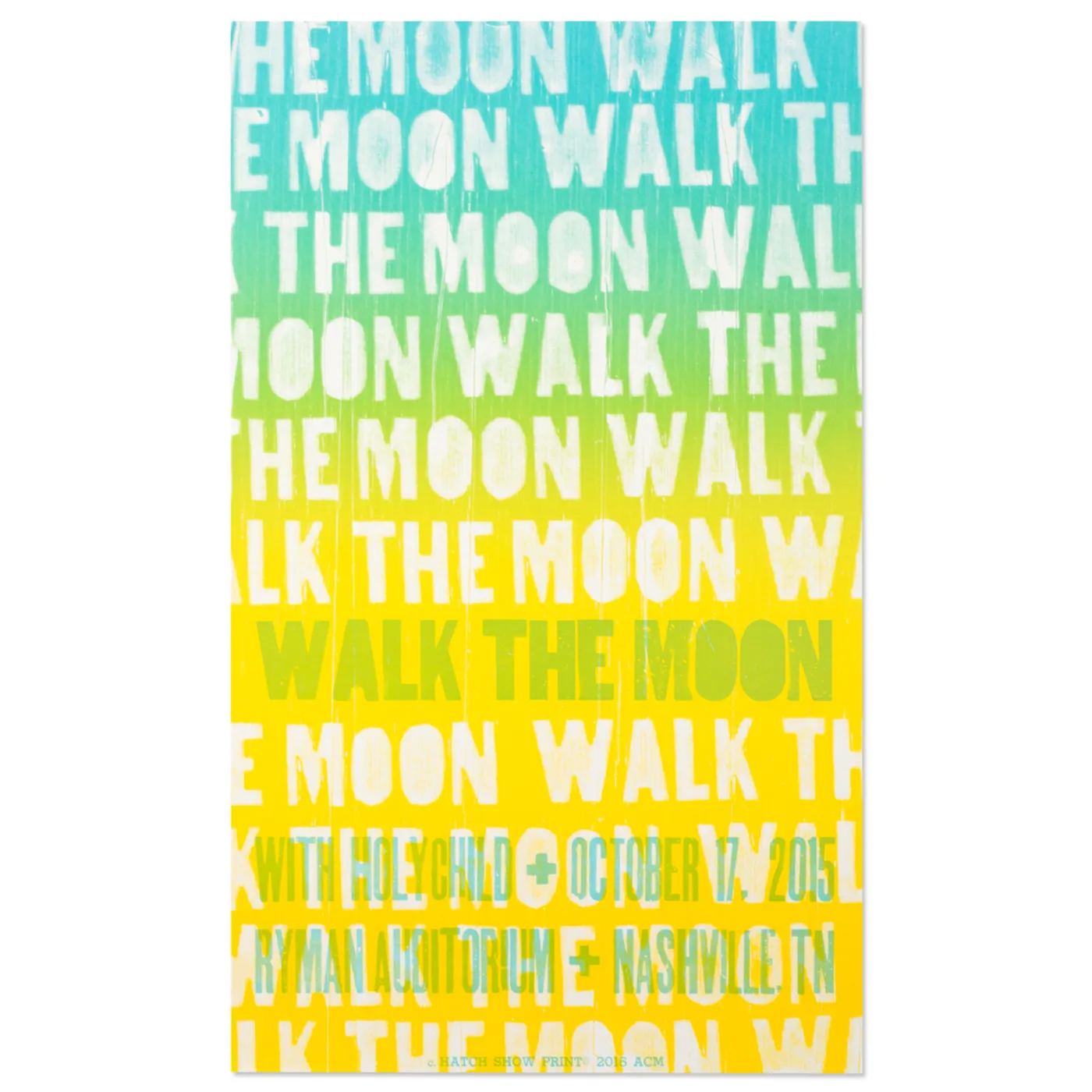 WALK THE MOON with Holychild, Oct 17 2015, Ryman Auditorium, Nashville, TN.