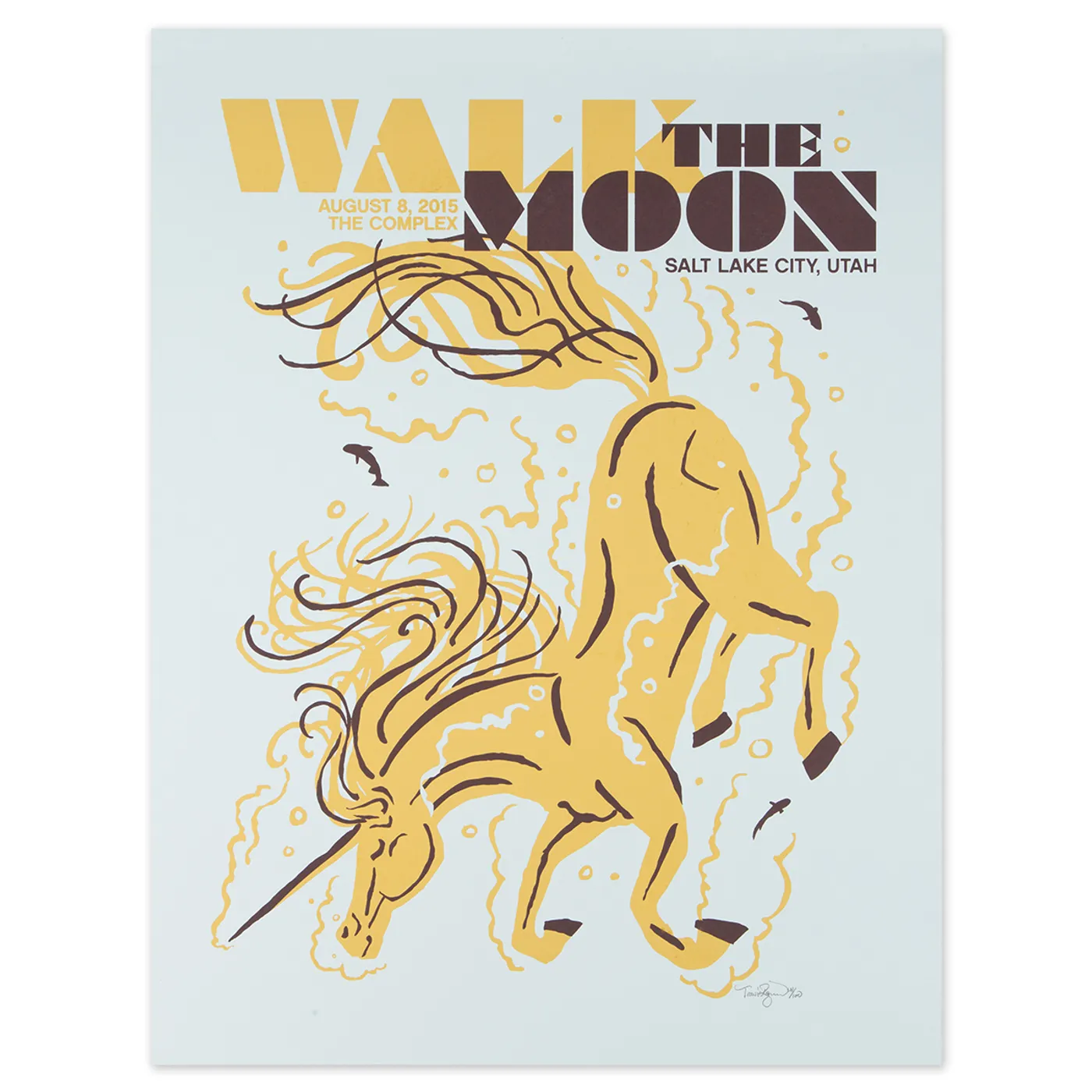 WALK THE MOON Salt Lake City Utah The Complex 8/8/2015 Poster