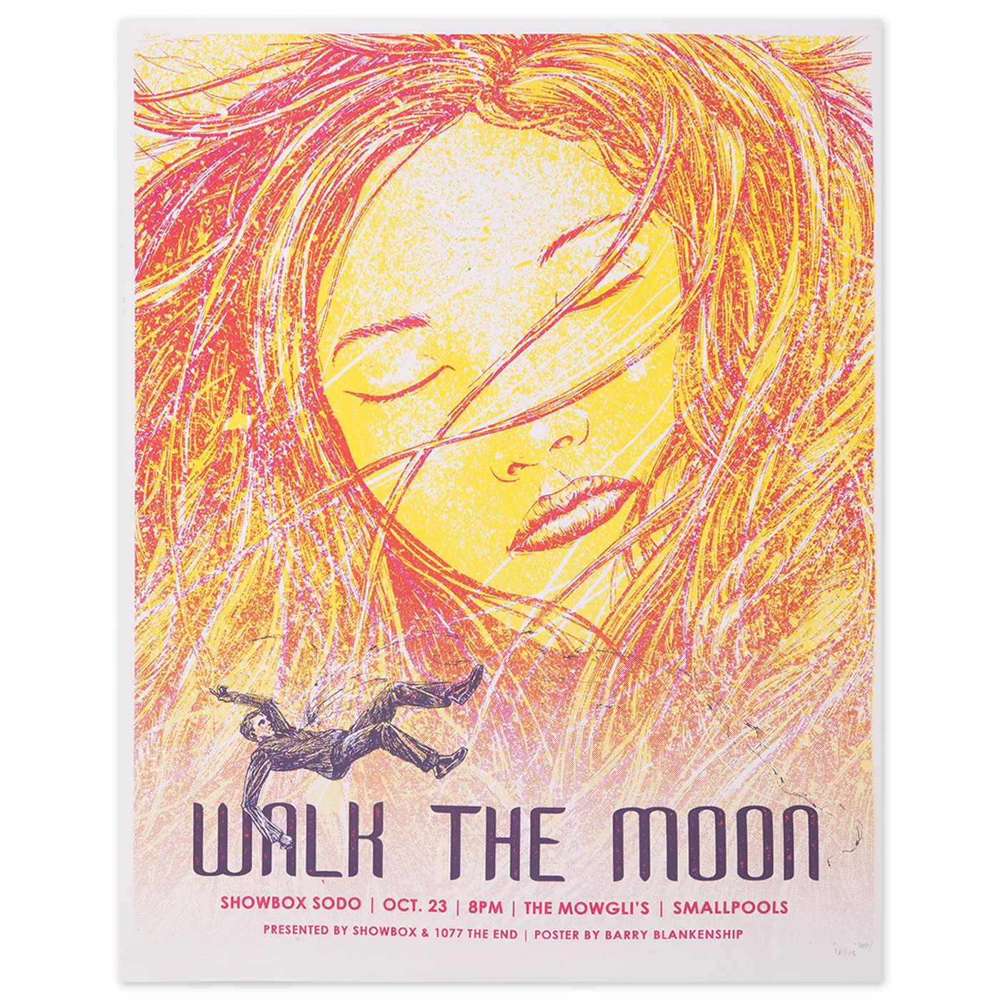 WALK THE MOON Poster 10/23/2015 Showbox Sodo Seattle, Washington