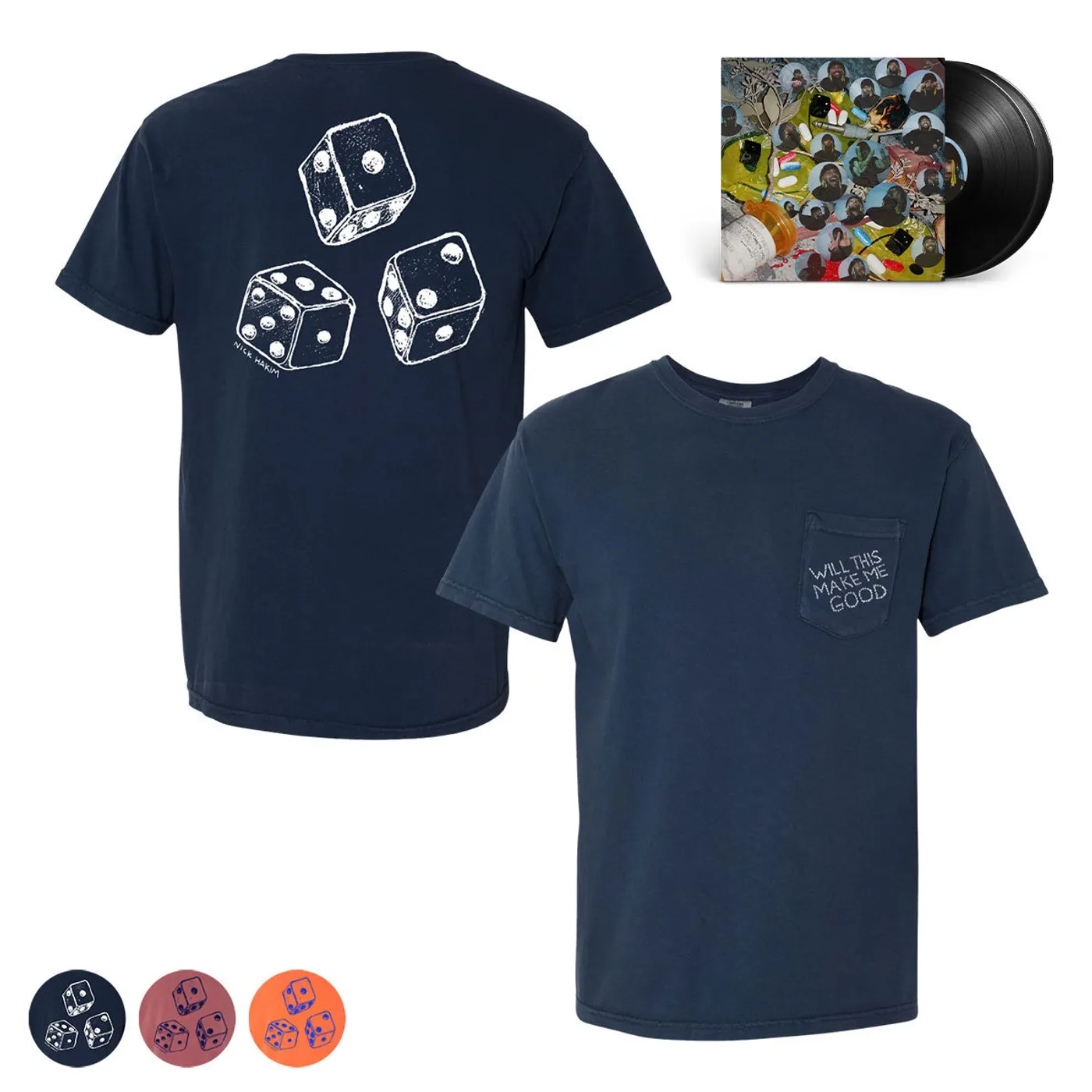 Nick Hakim - WILL THIS MAKE ME GOOD Vinyl + T-Shirt