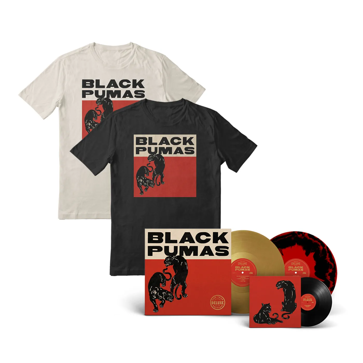 Black Pumas (Deluxe Edition) – 2xLP w 7"+ Tee