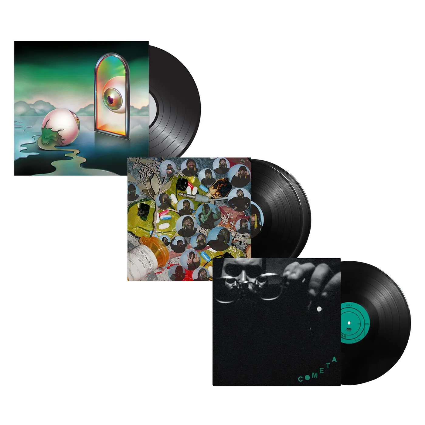 Nick Hakim - COMETA + WILL THIS MAKE ME GOOD + Green Twins (Black Vinyl Bundle)
