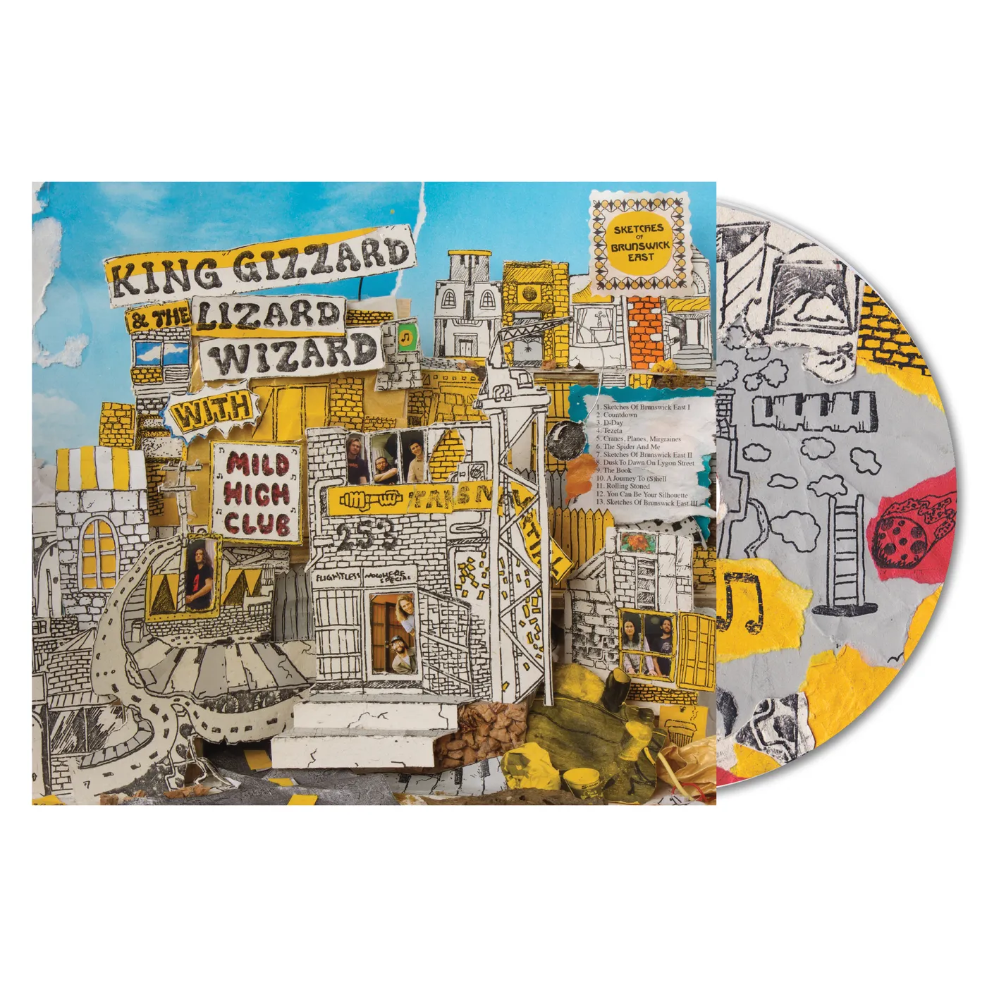 King Gizzard & The Lizard Wizard & Mild High Club King Gizzard & the Lizard Wizard With Mild High Club - Sketches Of Brunswick East CD