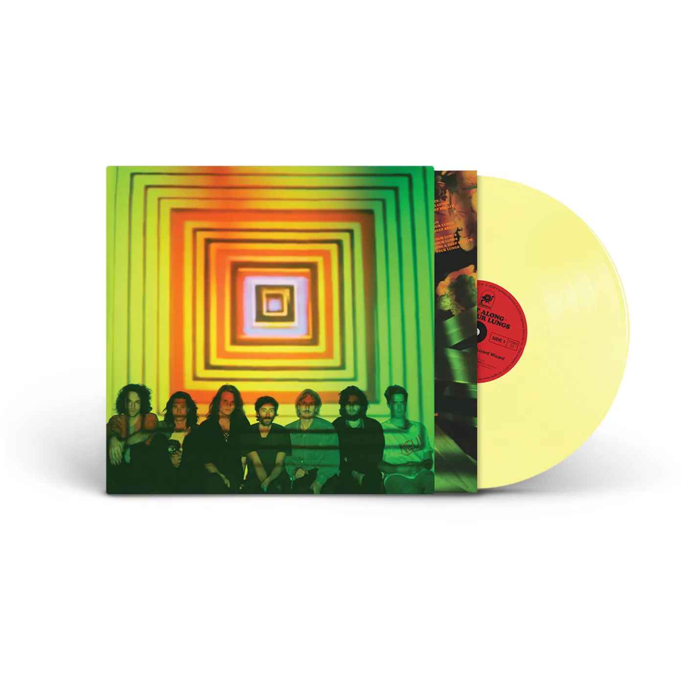 King Gizzard & The Lizard Wizard - "Float Along-Fill Your Lungs" Easter Yellow Colored Vinyl