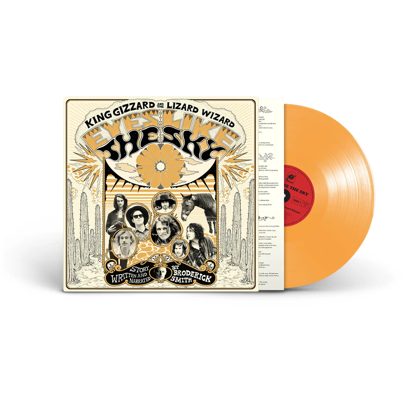 King Gizzard & The Lizard Wizard - "Eyes Like The Sky" Halloween Orange Colored Vinyl