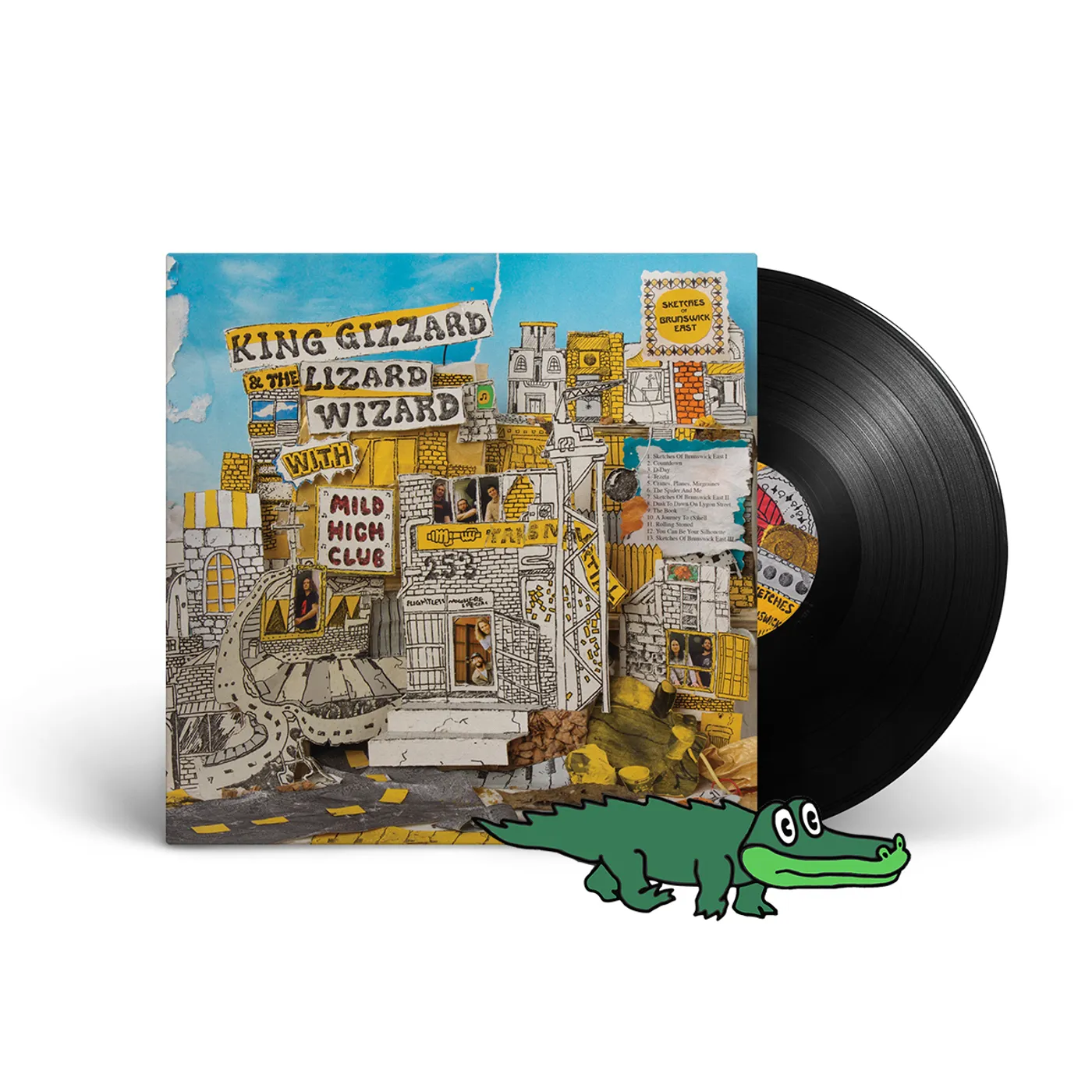 King Gizzard & The Lizard Wizard w/Mild High Club – “Sketches Of Brunswick East” Black 180-Gram Vinyl