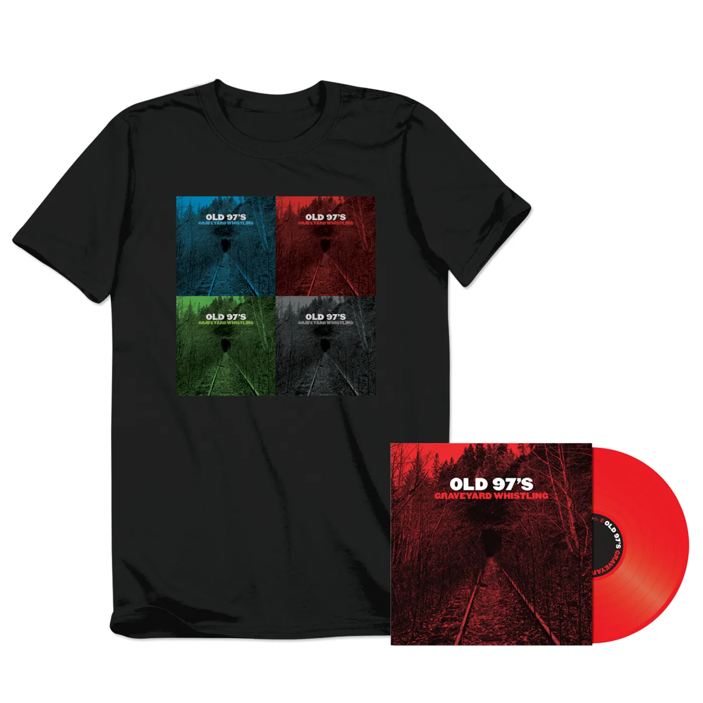 Old 97's Graveyard Whistling PRE-ORDER Vinyl + T-shirt Bundle