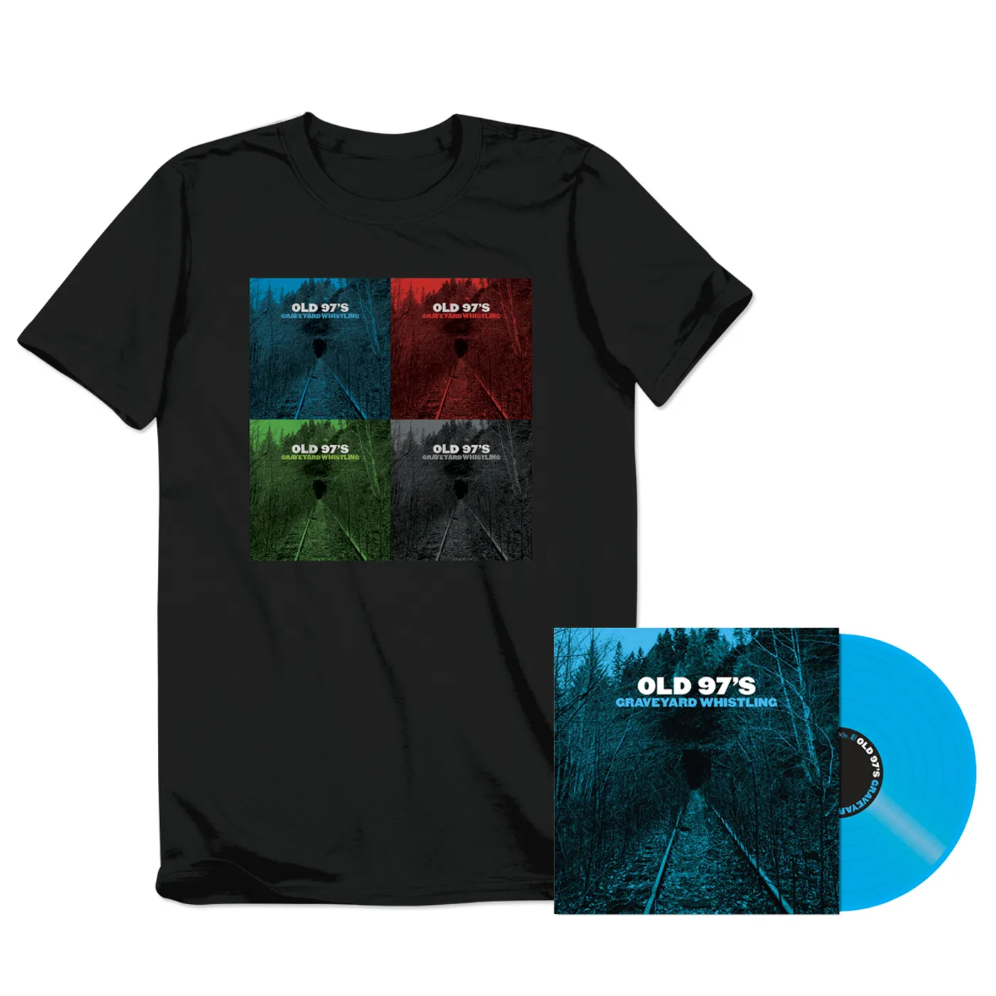 Old 97's Graveyard Whistling PRE-ORDER Vinyl + T-shirt Bundle