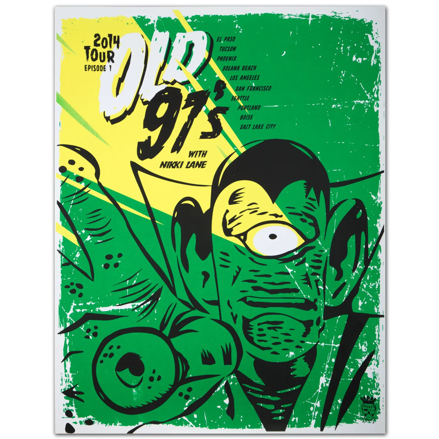 Old 97's 2014 Tour Poster