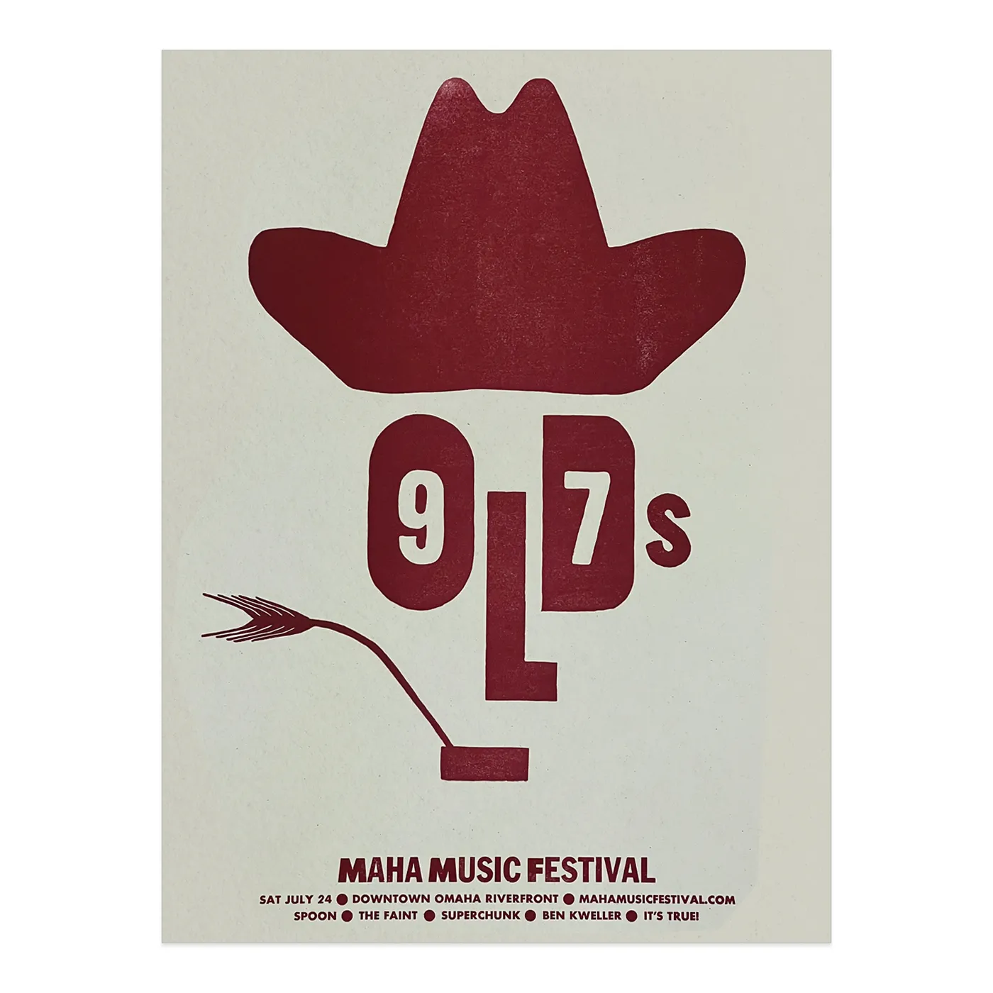 Old 97's Maha Music Fest Poster