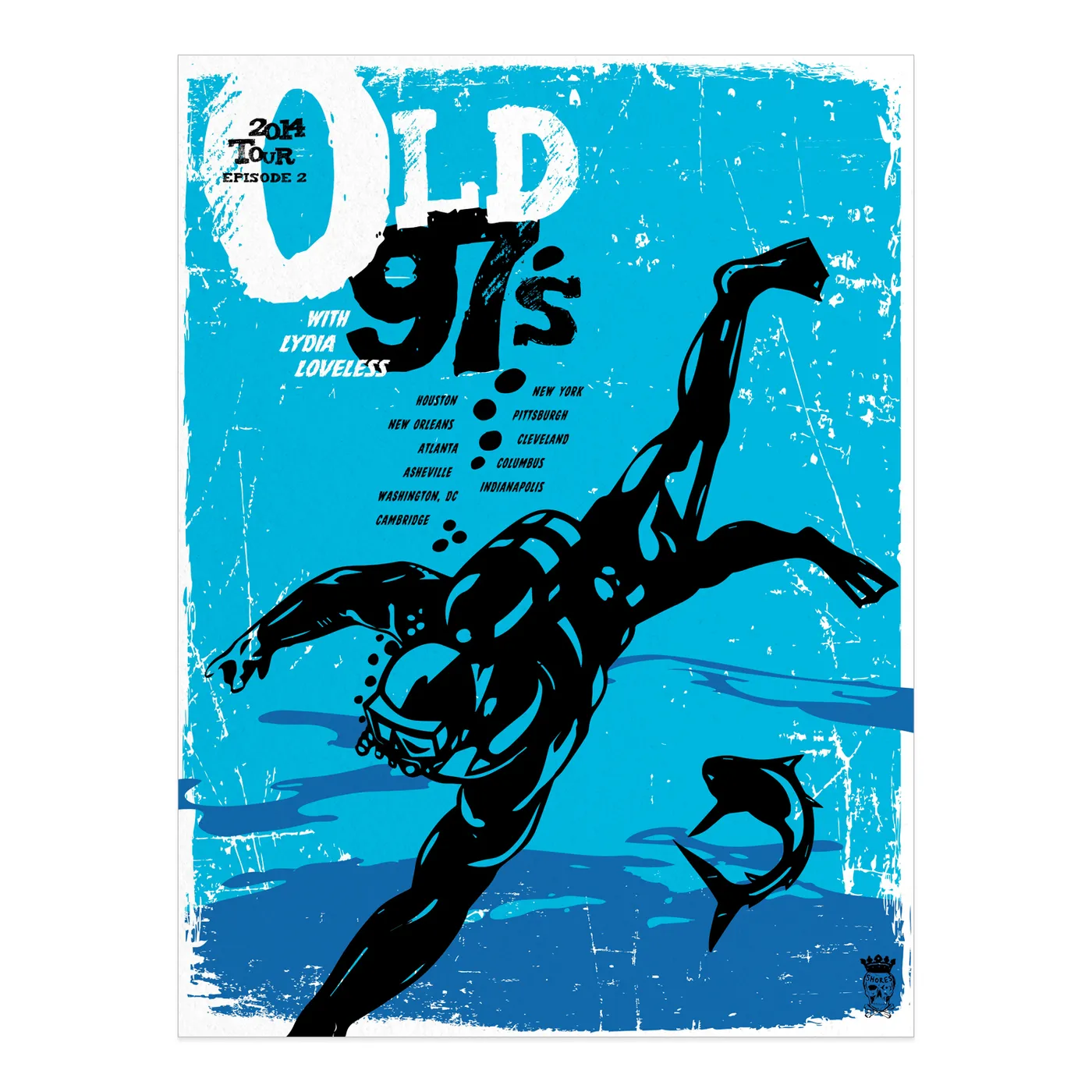 Old 97's 2014 Tour Poster Episode 2: Scuba