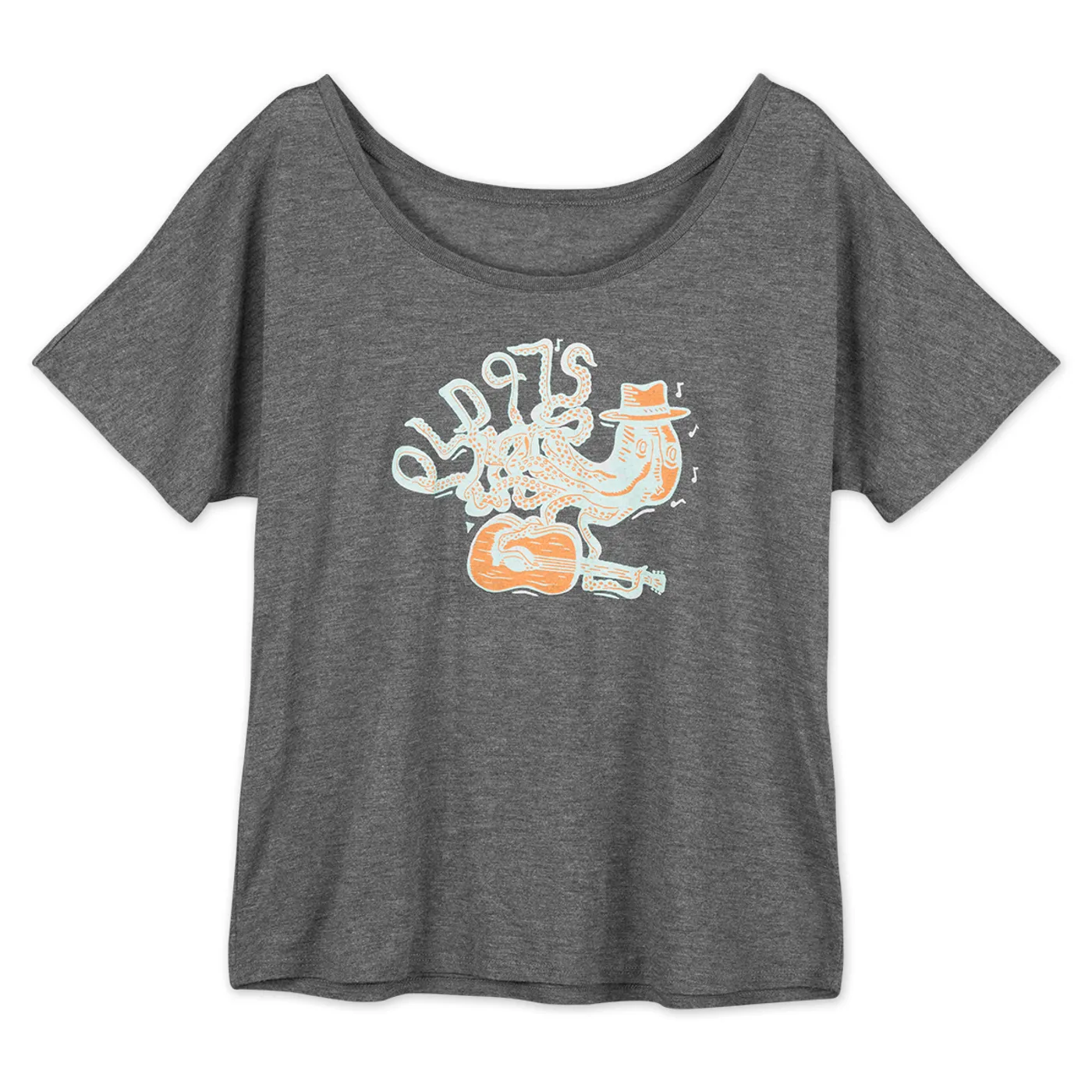 Old 97's Octopus Women’s Scoop Neck Shirt