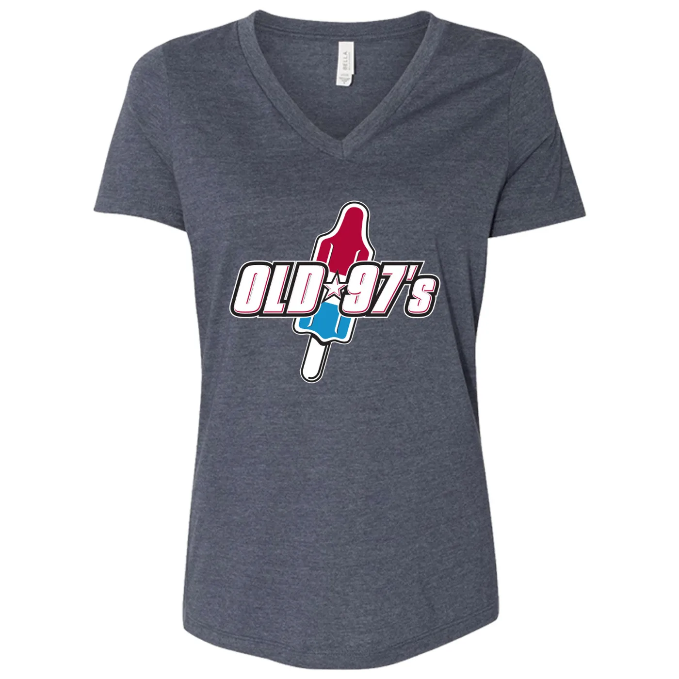 Old 97's Women's Bomb Pop Logo V Neck
