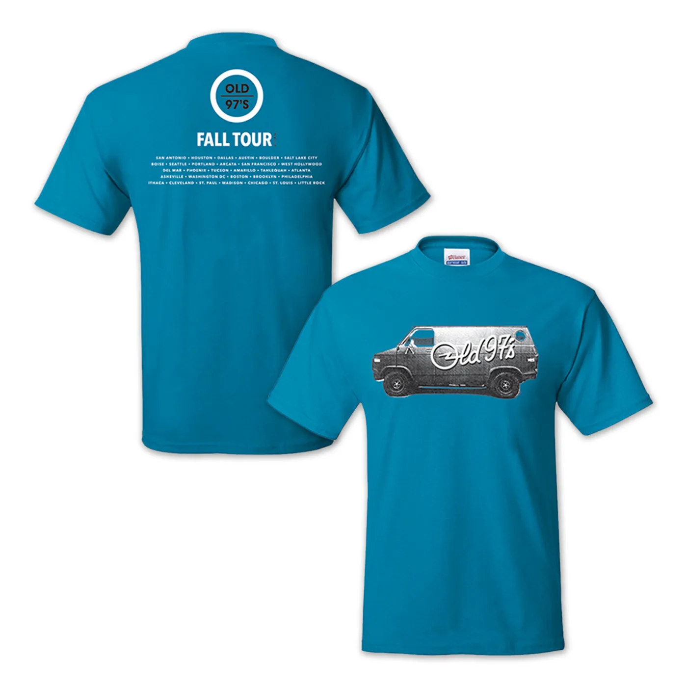 Old 97's 2015 Fall Tour Men’s T-Shirt Teal