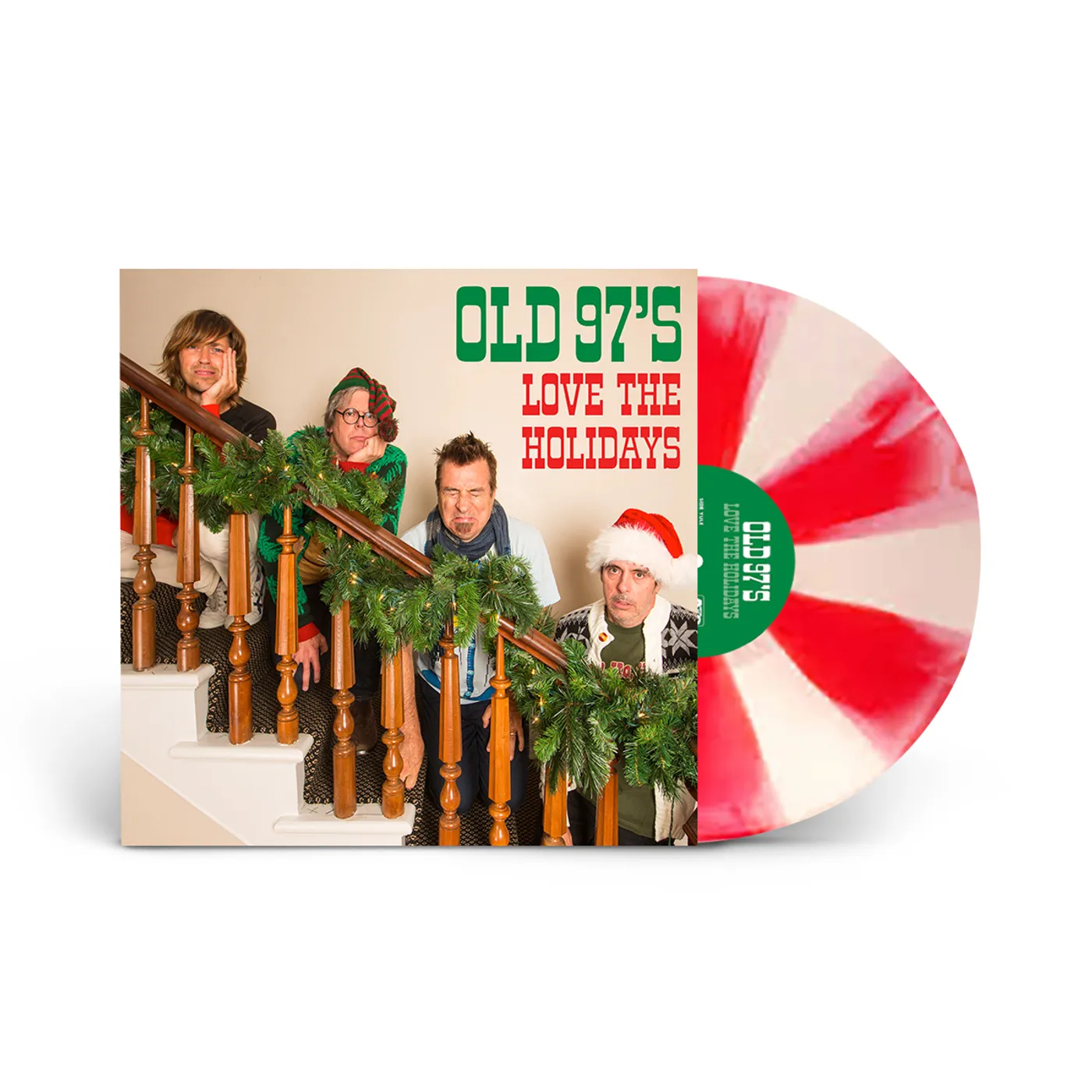 Old 97's - Love The Holidays Limited-Edition Candy Cane Colored Vinyl